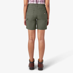 Women's Duck Carpenter Shorts, 7"