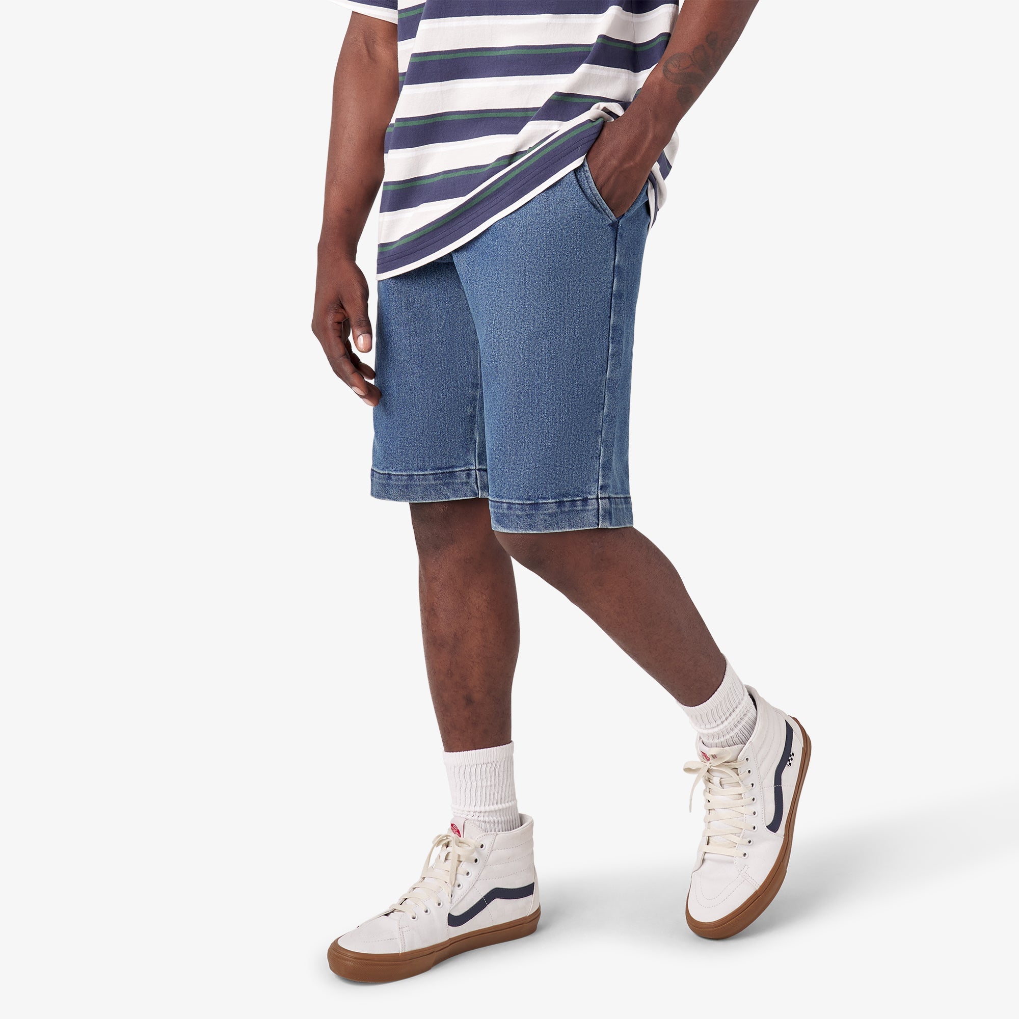 Guy Mariano Denim Shorts, 13"