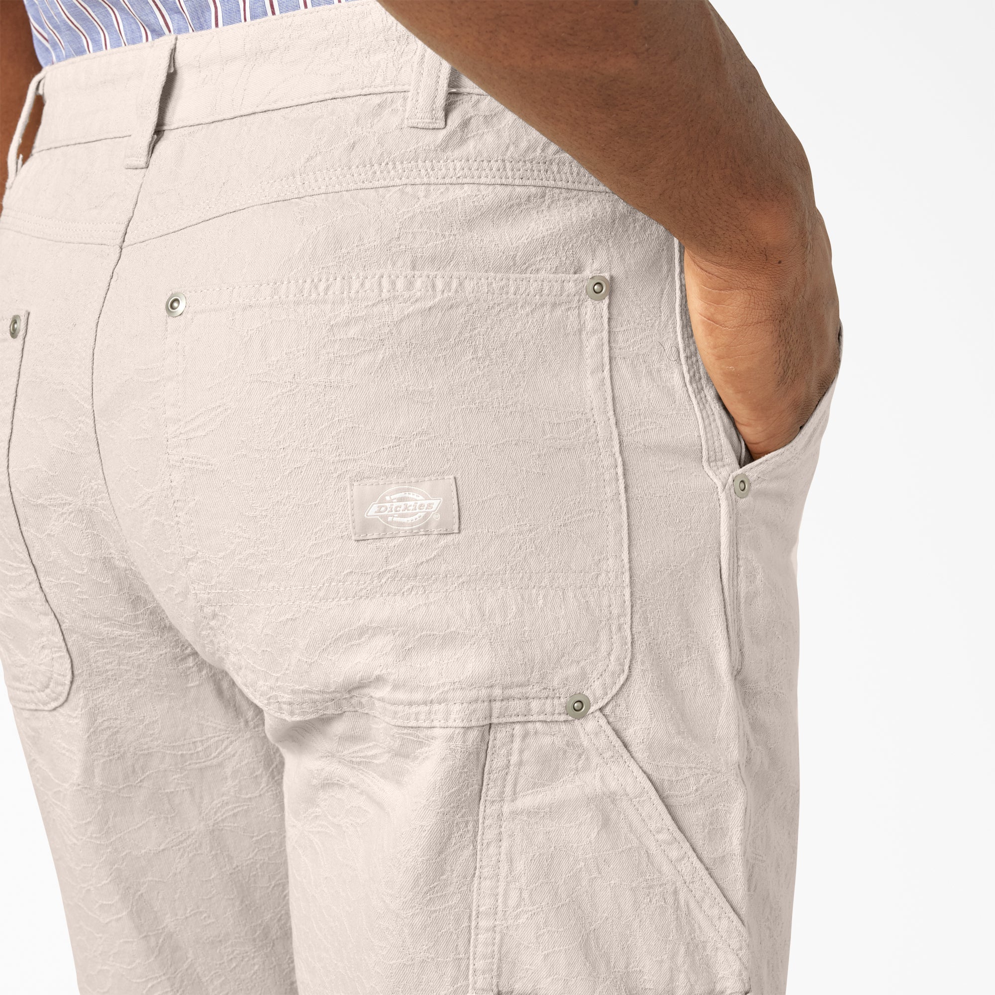 Tonal Jacquard Painter's Shorts, 11"