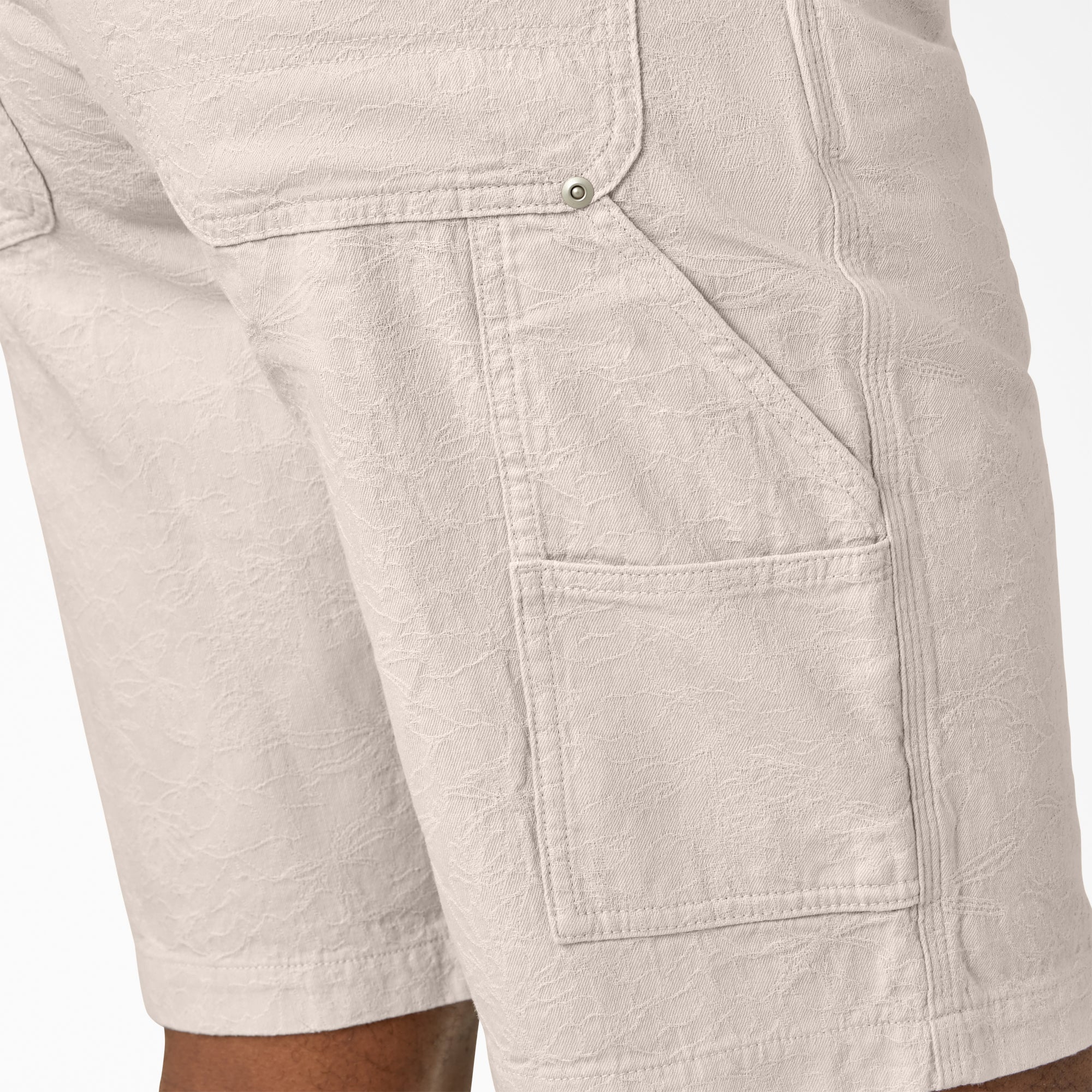 Tonal Jacquard Painter's Shorts, 11"