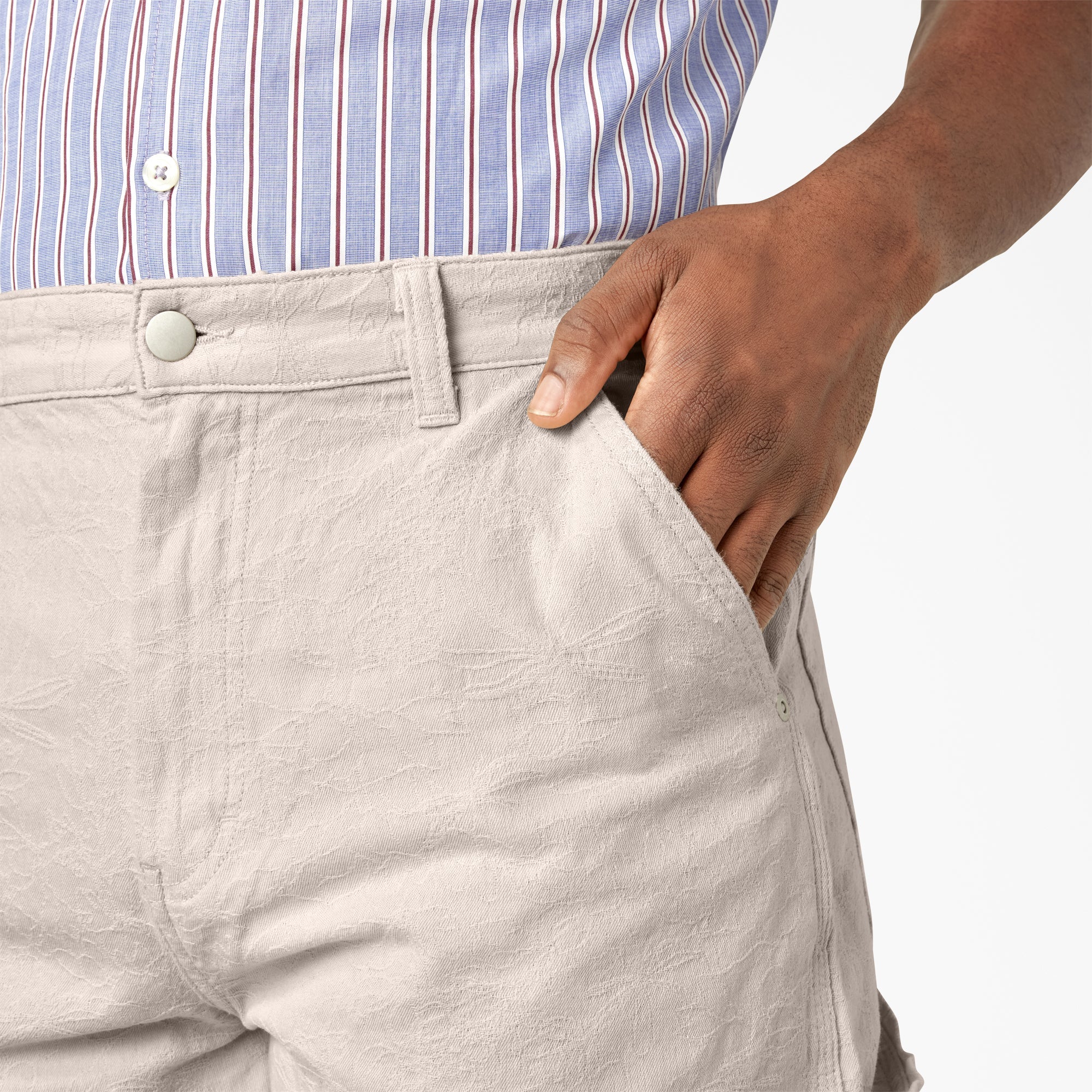 Tonal Jacquard Painter's Shorts, 11"