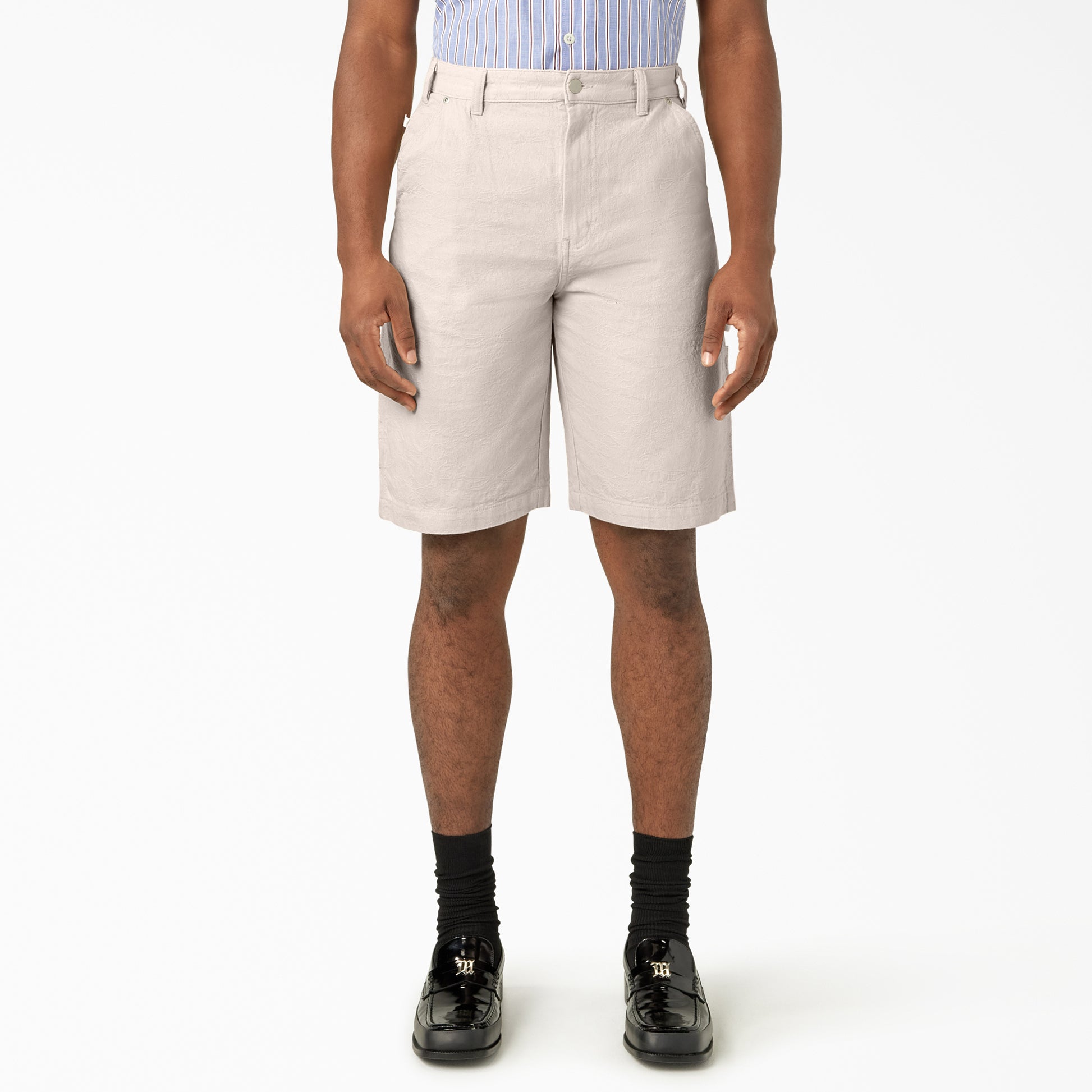 Tonal Jacquard Painter's Shorts, 11"