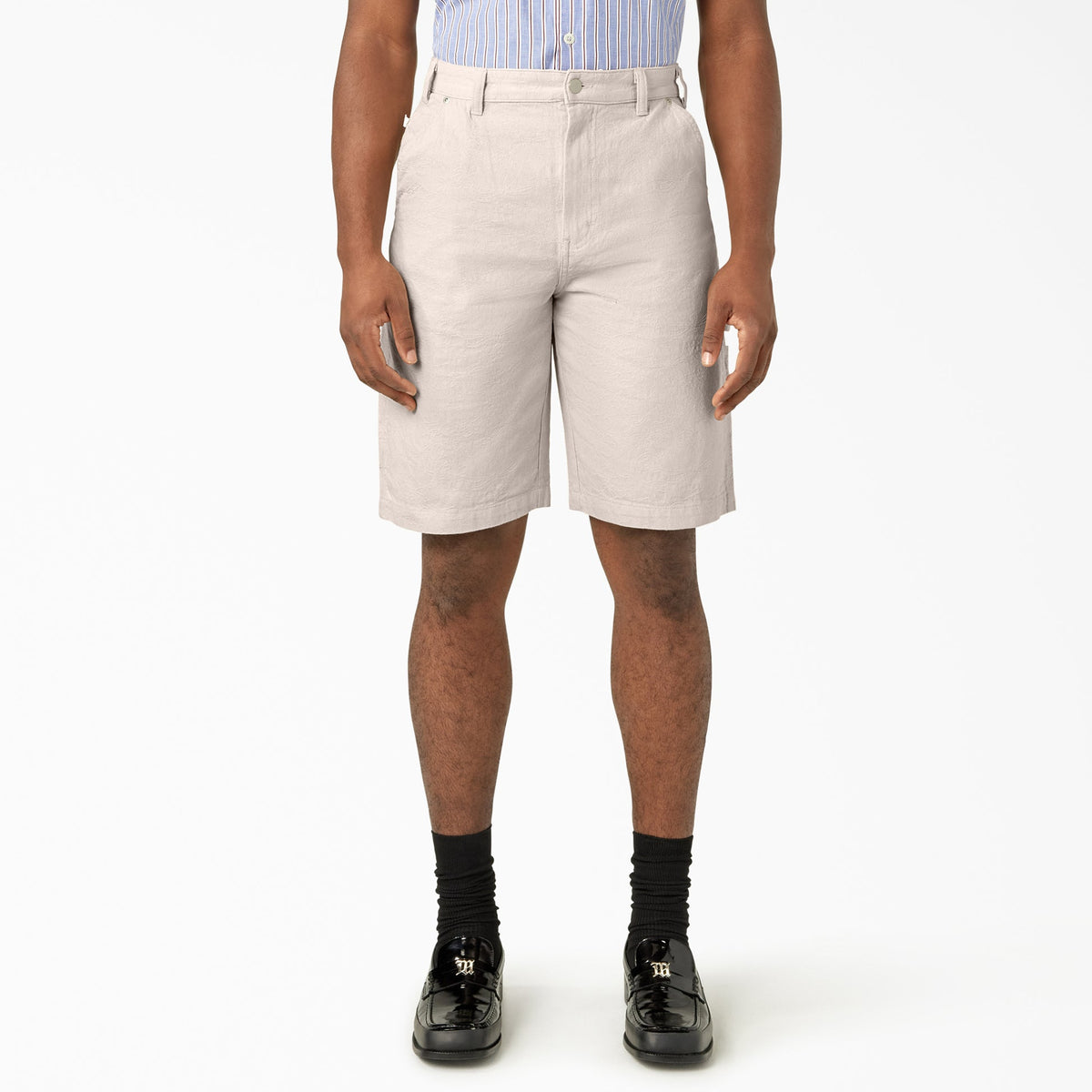 Tonal Jacquard Painter's Shorts, 11"