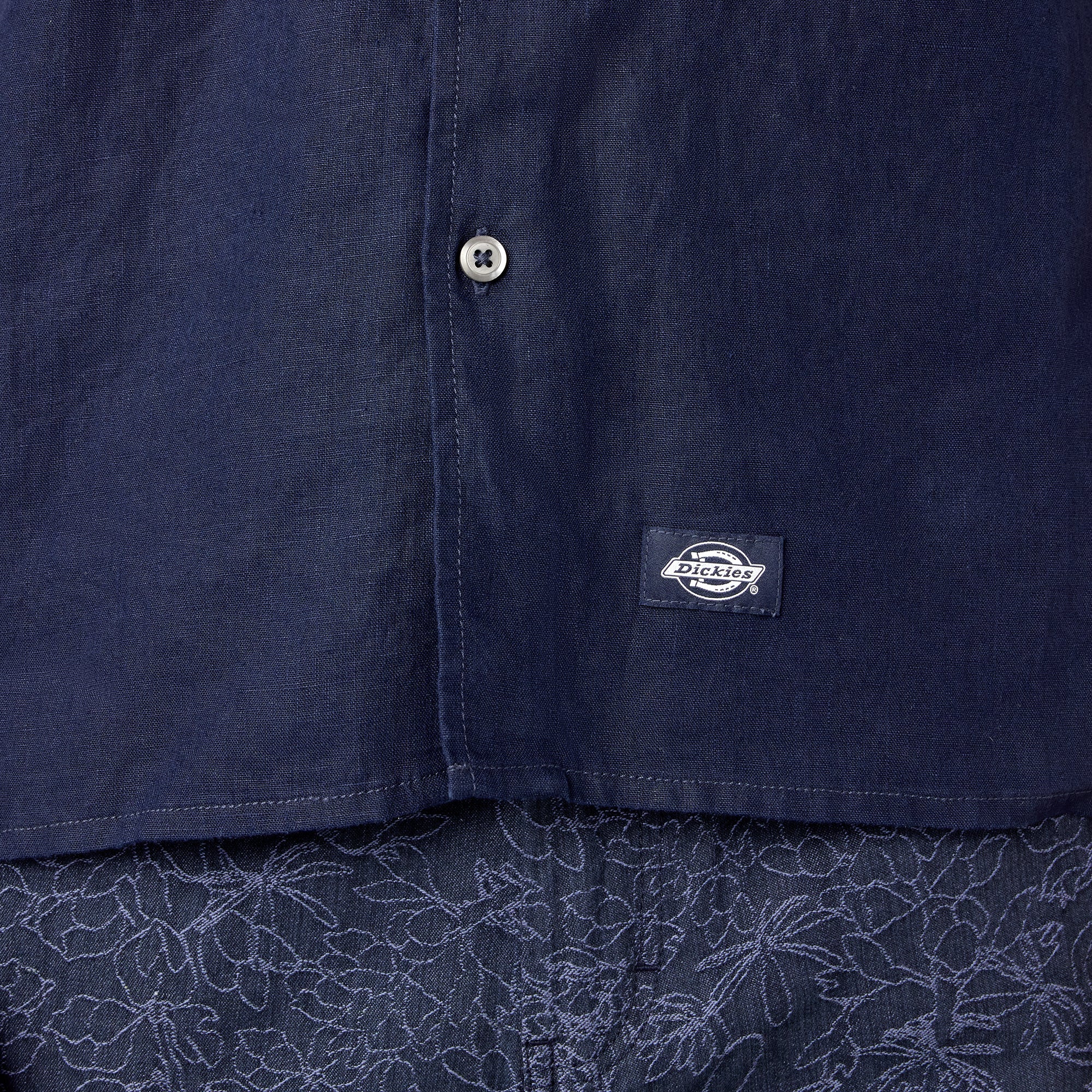 Short Sleeve Linen Work Shirt