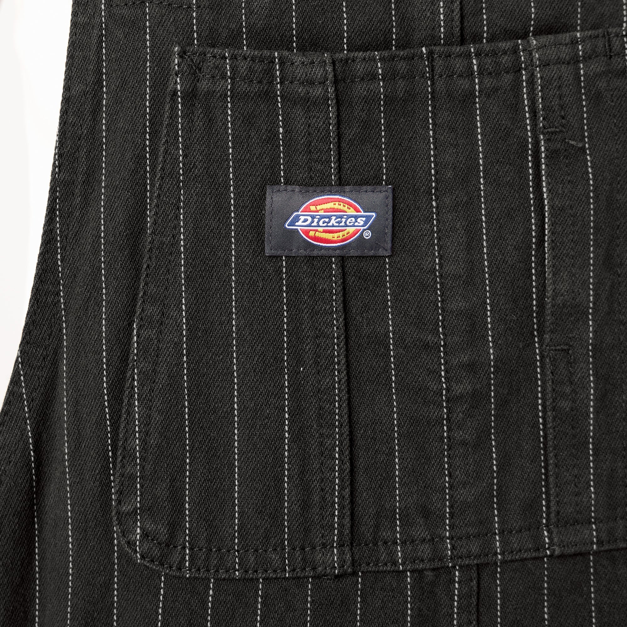 Women's Pinstripe Service Bib Overalls