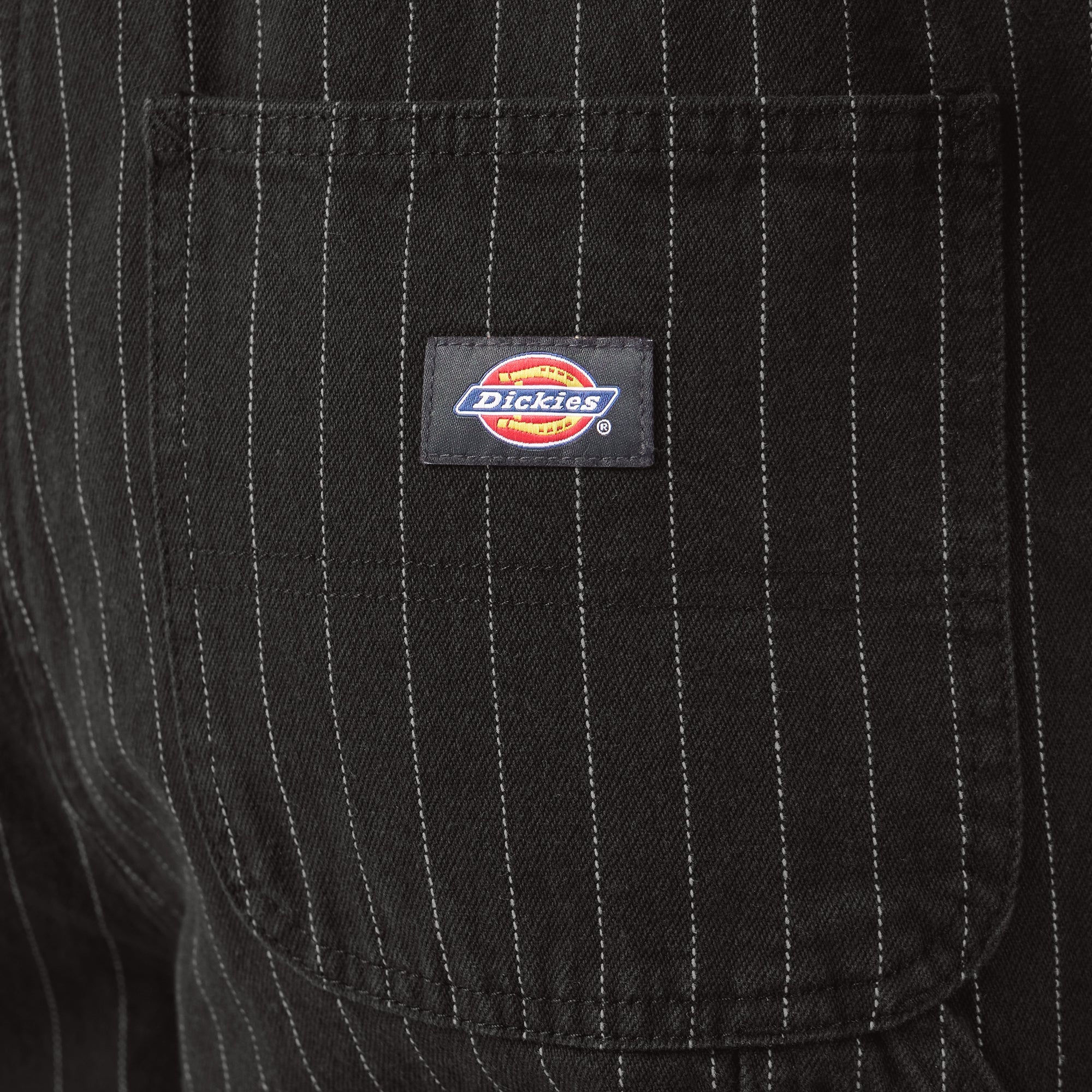 Women's Pinstripe Service Bib Overalls