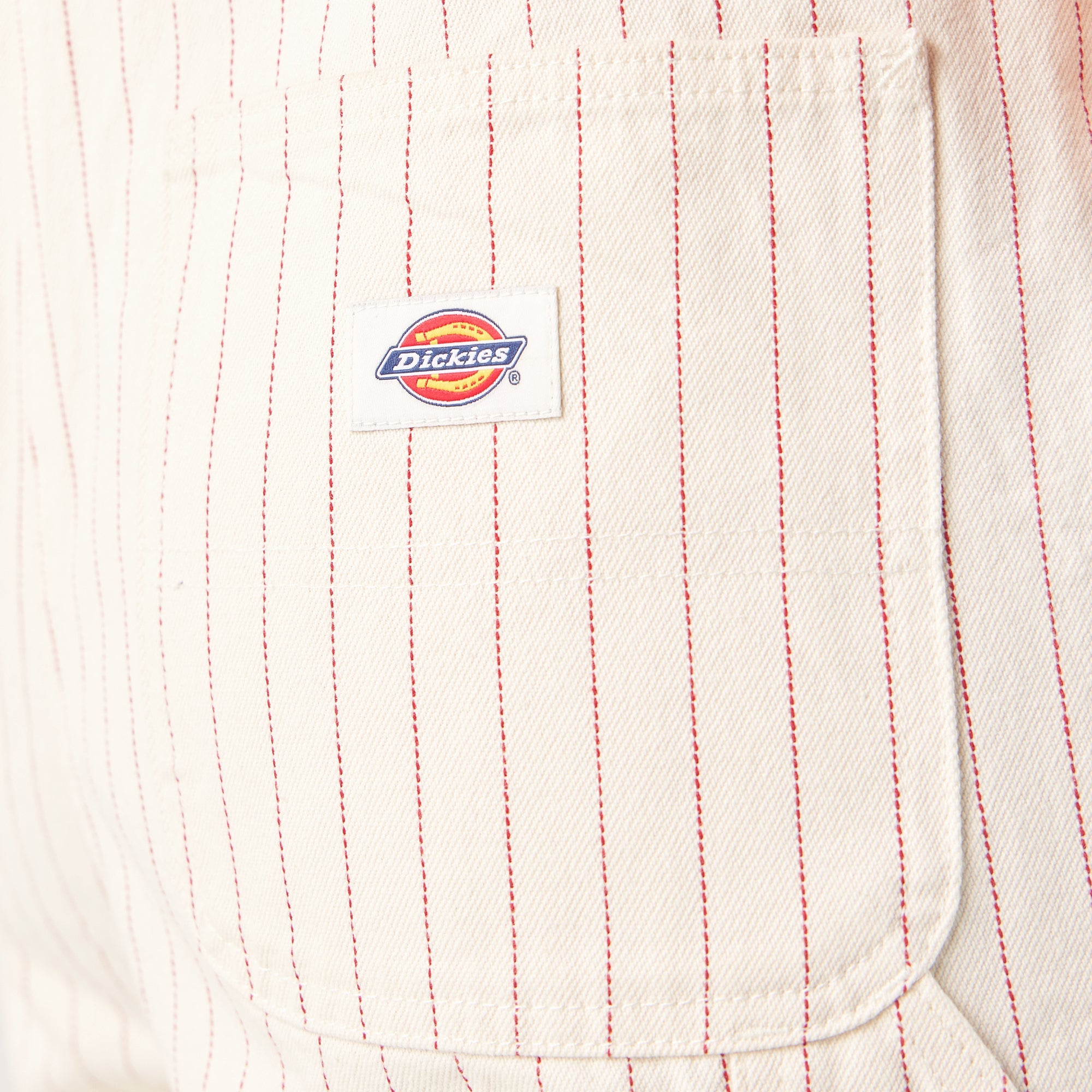 Women's Pinstripe Service Bib Overalls