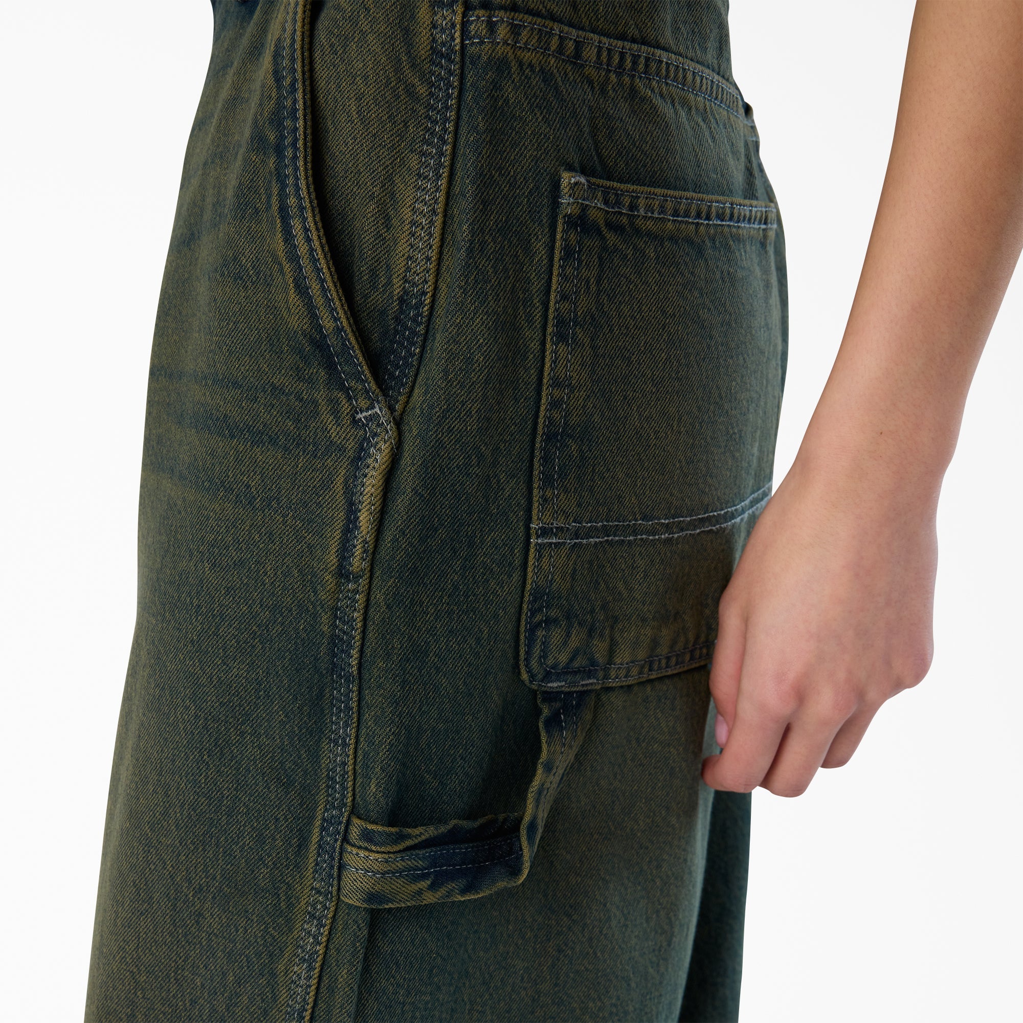 Women's Loose Fit Denim Carpenter Jeans