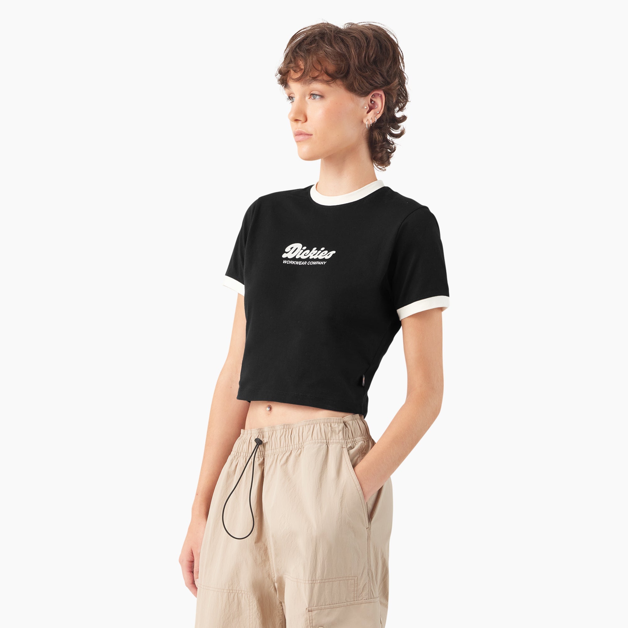 Women's Lewistown Cropped Ringer T-Shirt