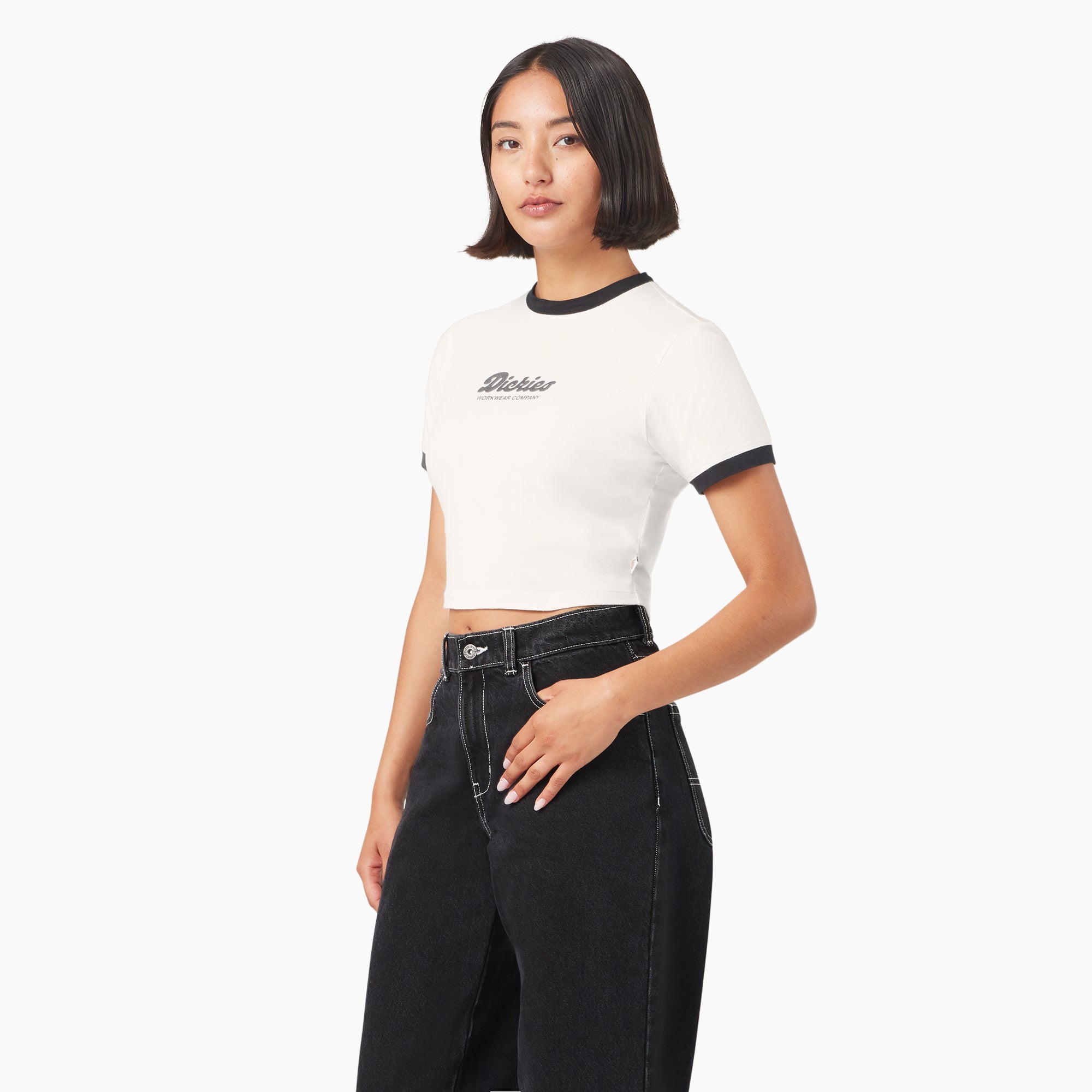 Women's Lewistown Cropped Ringer T-Shirt