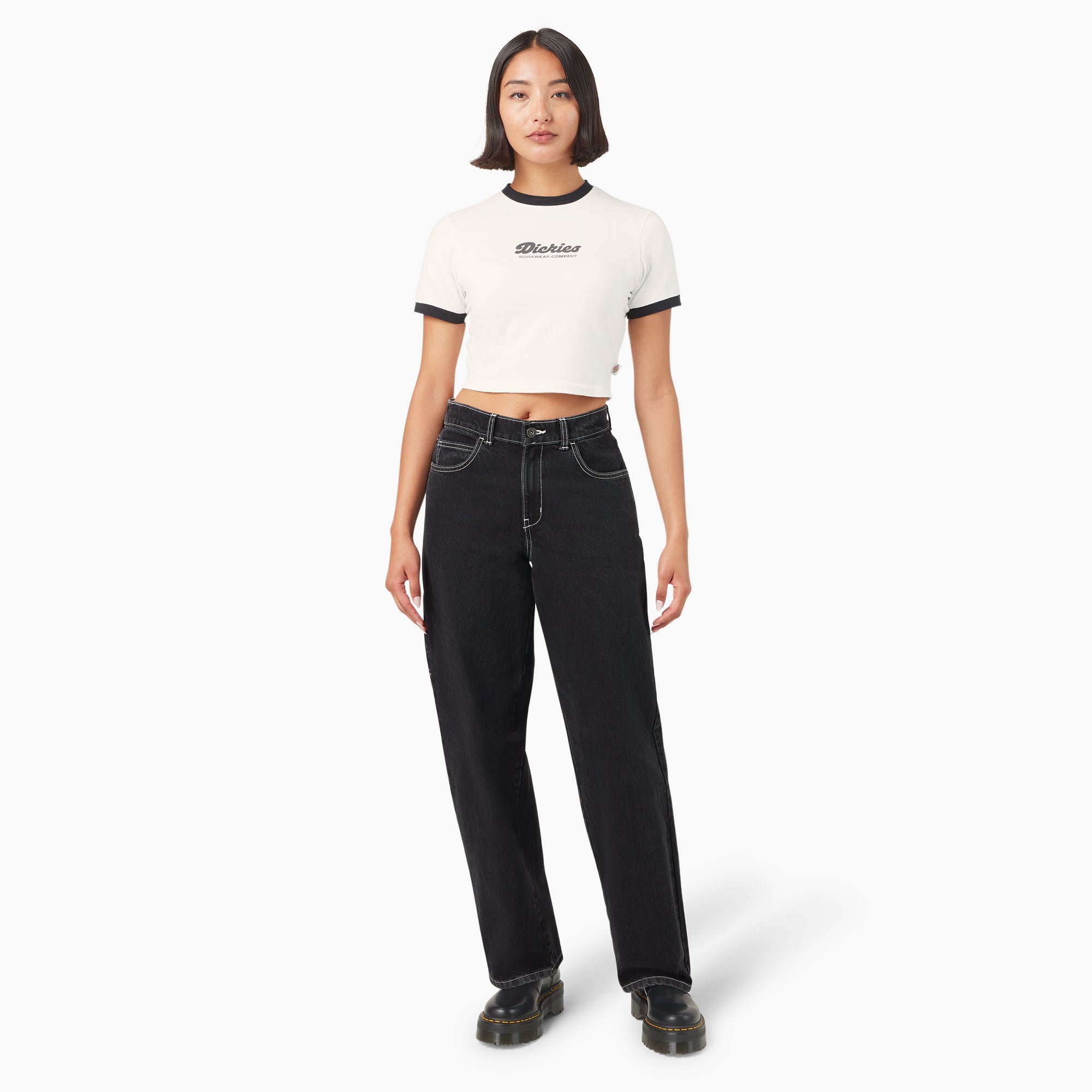 Women's Lewistown Cropped Ringer T-Shirt