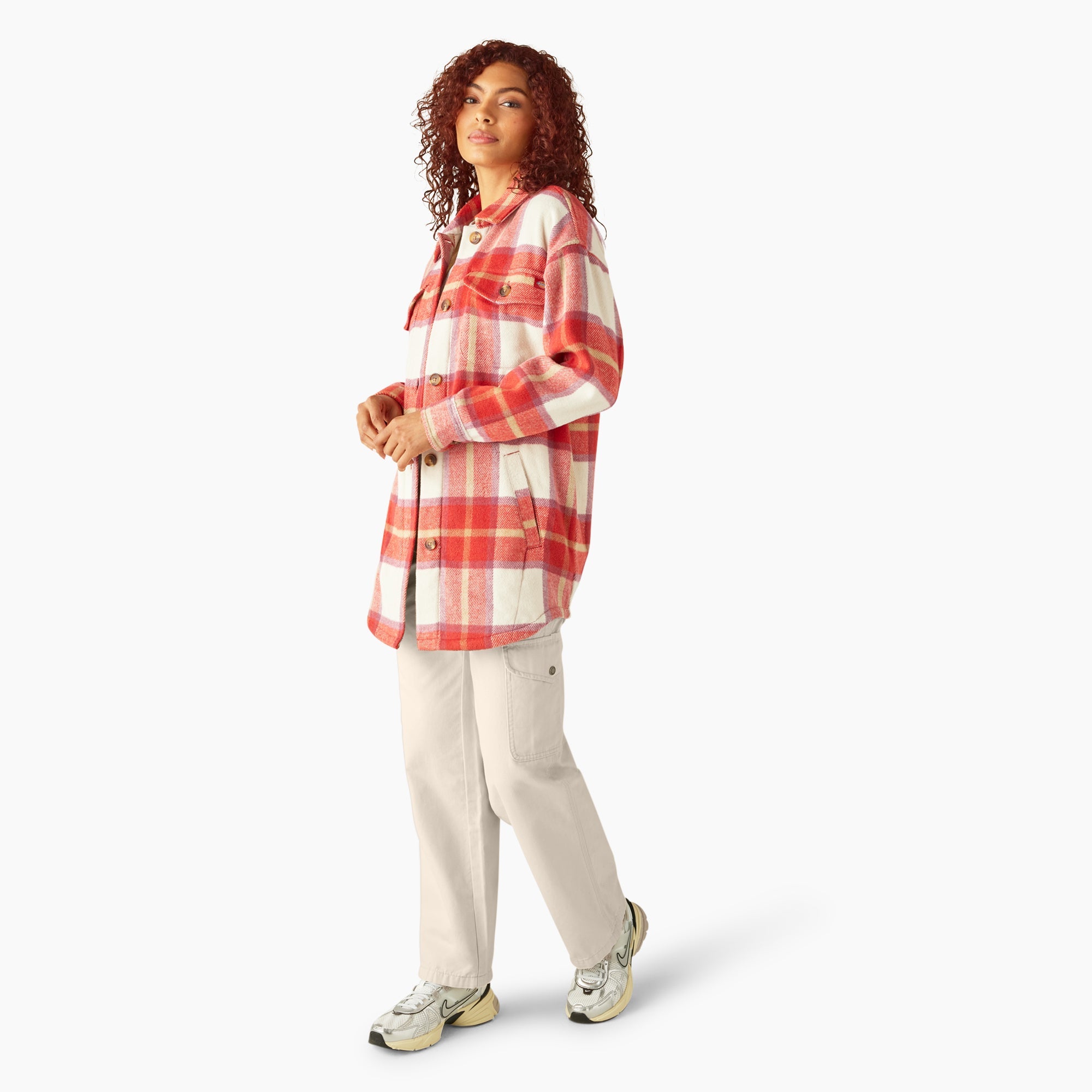 Women's Oversized Shirt Jacket