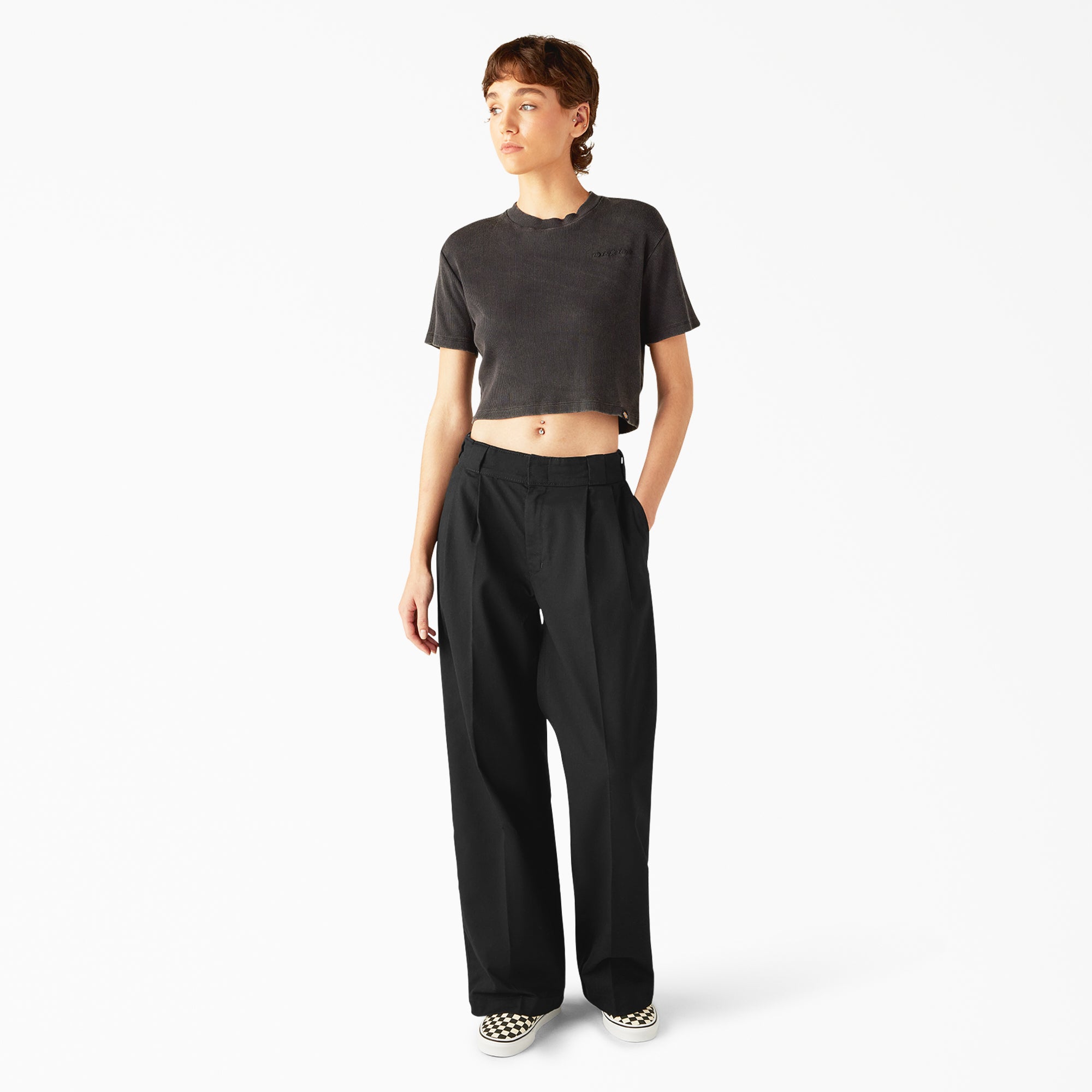 Women's Pleated Work Pants