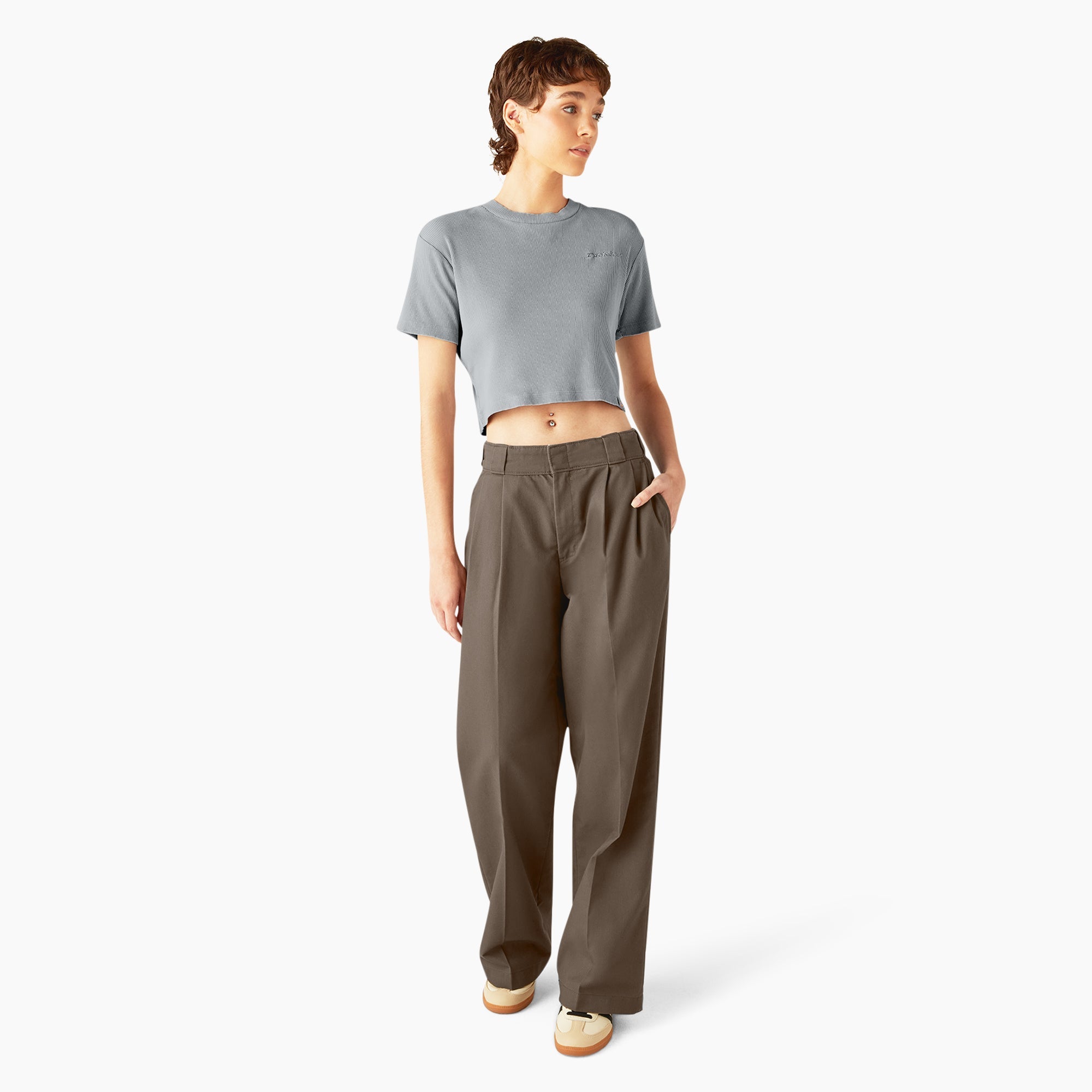 Women's Pleated Work Pants