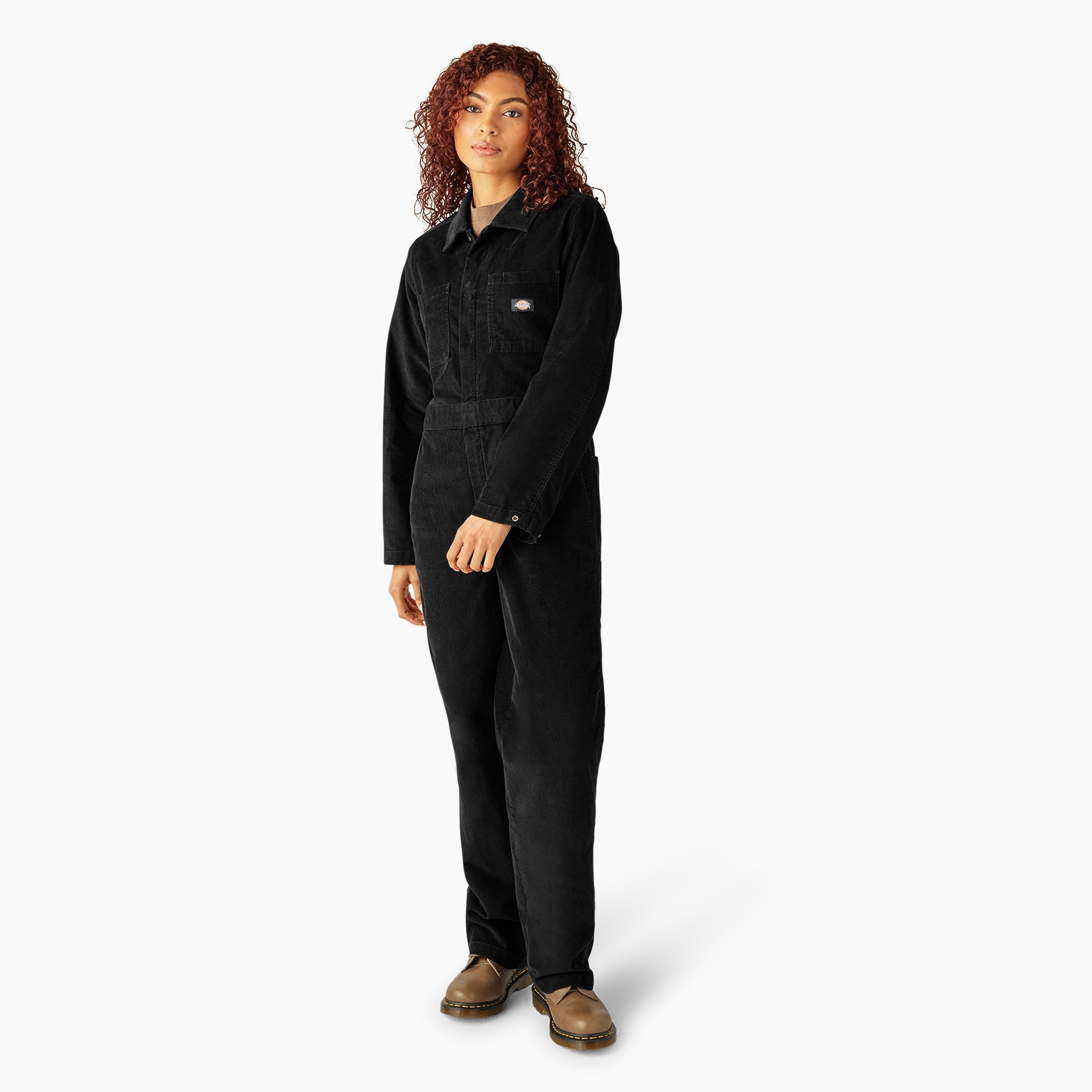 Women's Corduroy Long Sleeve Coveralls