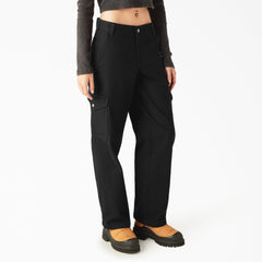 Women's Relaxed Fit Duck Canvas Cargo Pants