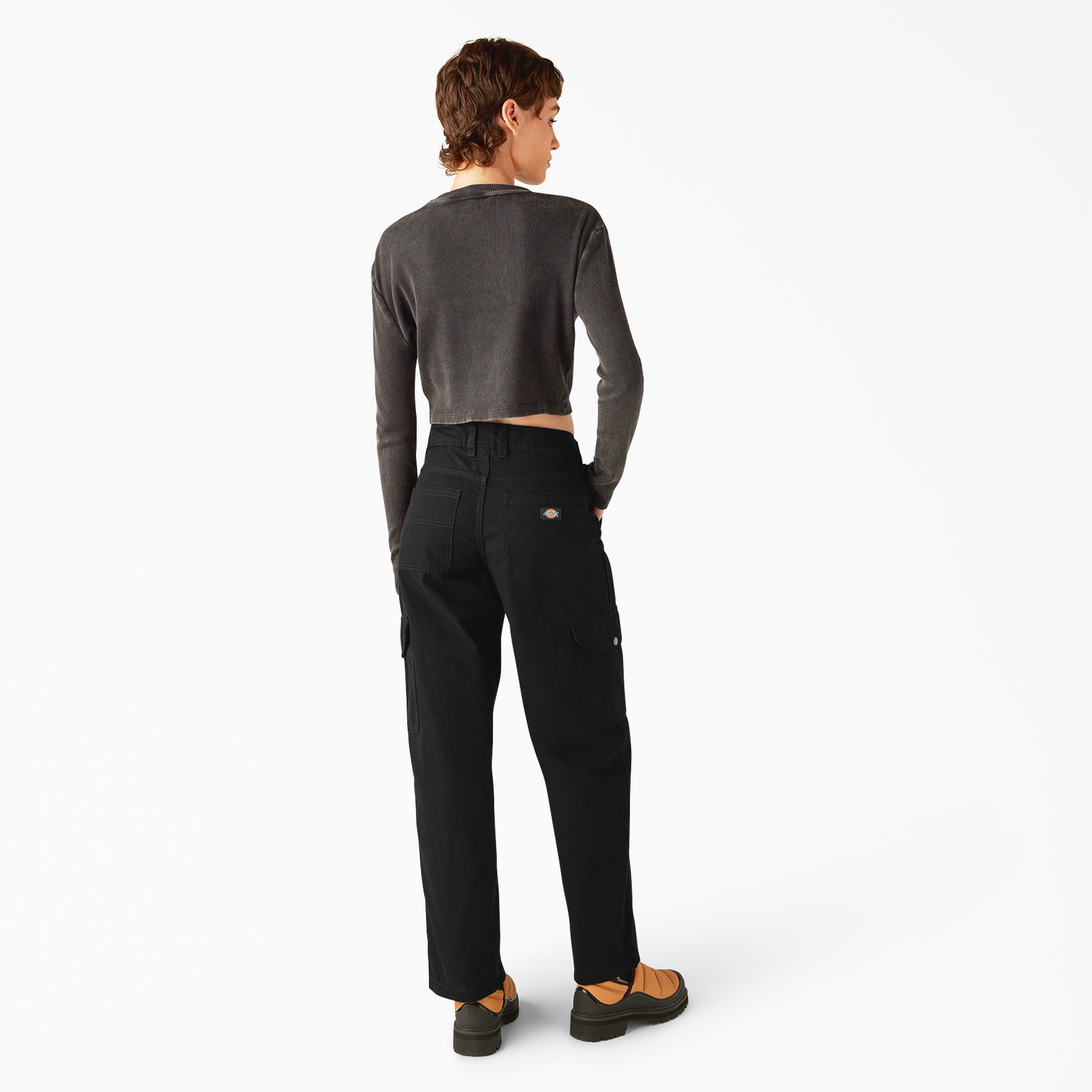 Women's Relaxed Fit Duck Canvas Cargo Pants