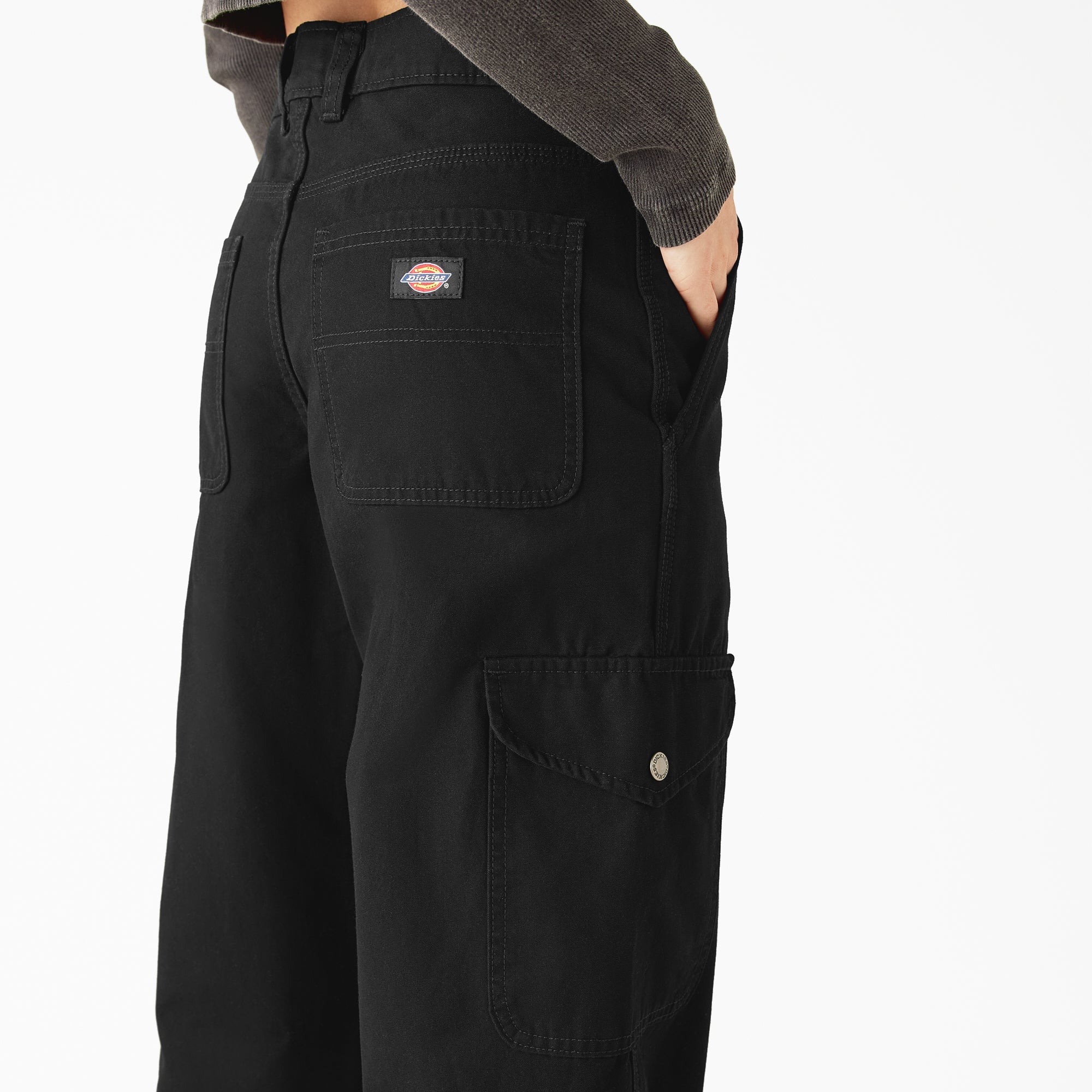 Women's Relaxed Fit Duck Canvas Cargo Pants