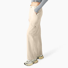 Women's Relaxed Fit Duck Canvas Cargo Pants