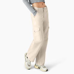 Women's Relaxed Fit Duck Canvas Cargo Pants