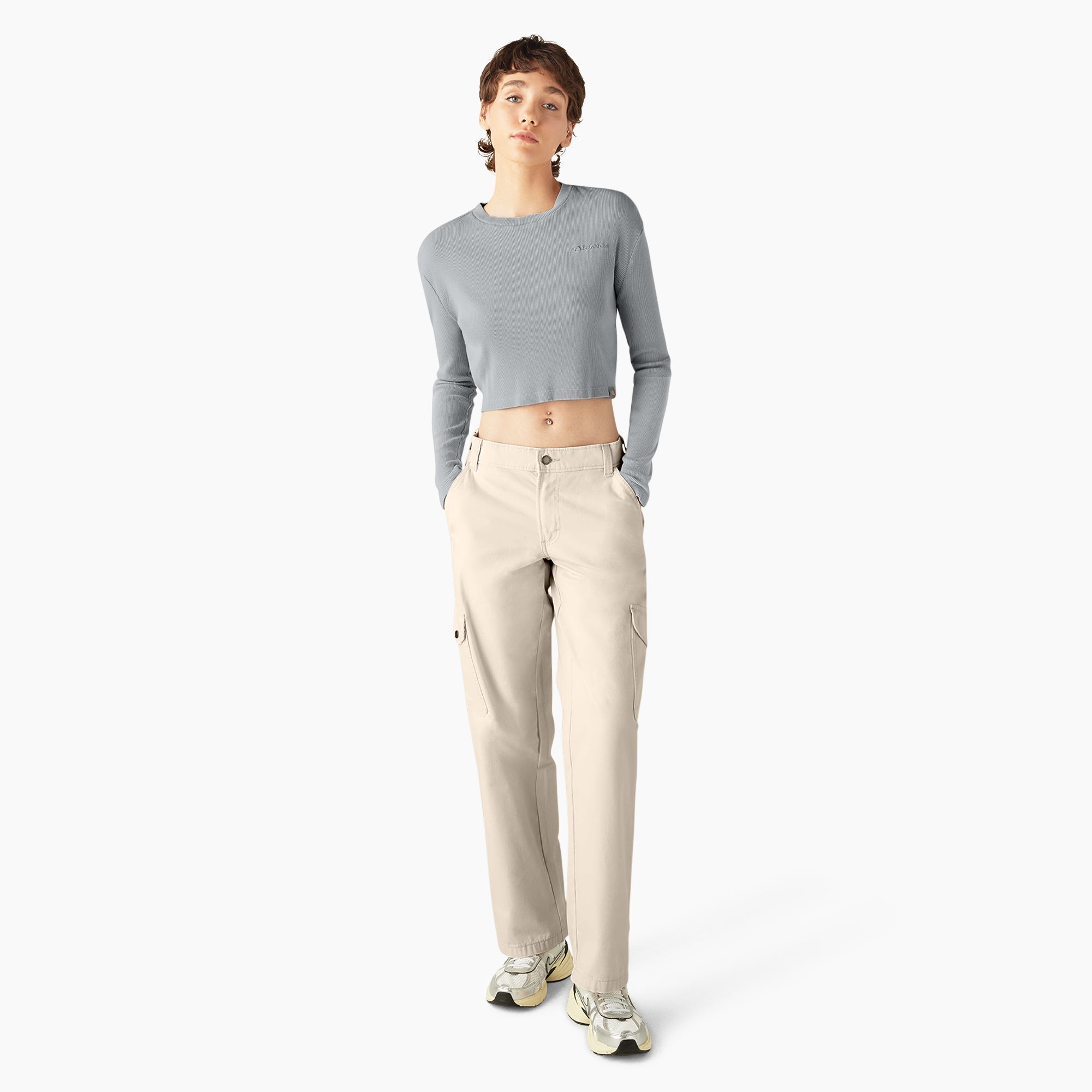 Women's Relaxed Fit Duck Canvas Cargo Pants