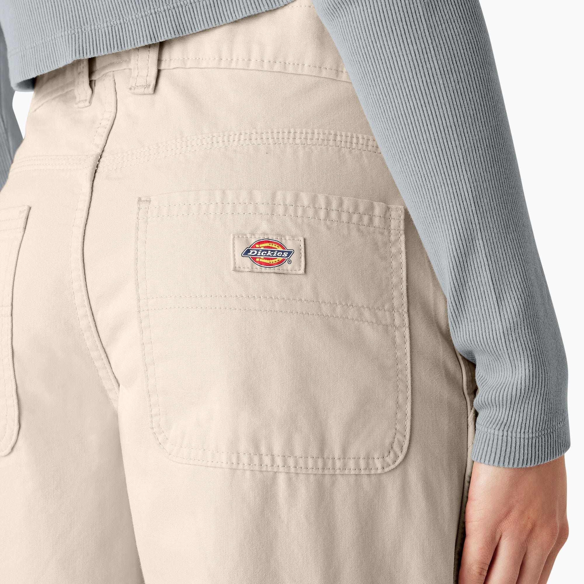 Women's Relaxed Fit Duck Canvas Cargo Pants