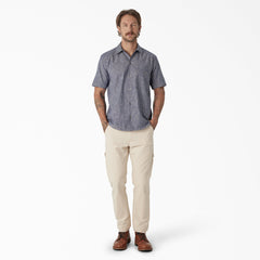 Dickies 1922 Short Sleeve Striped Chambray Shirt