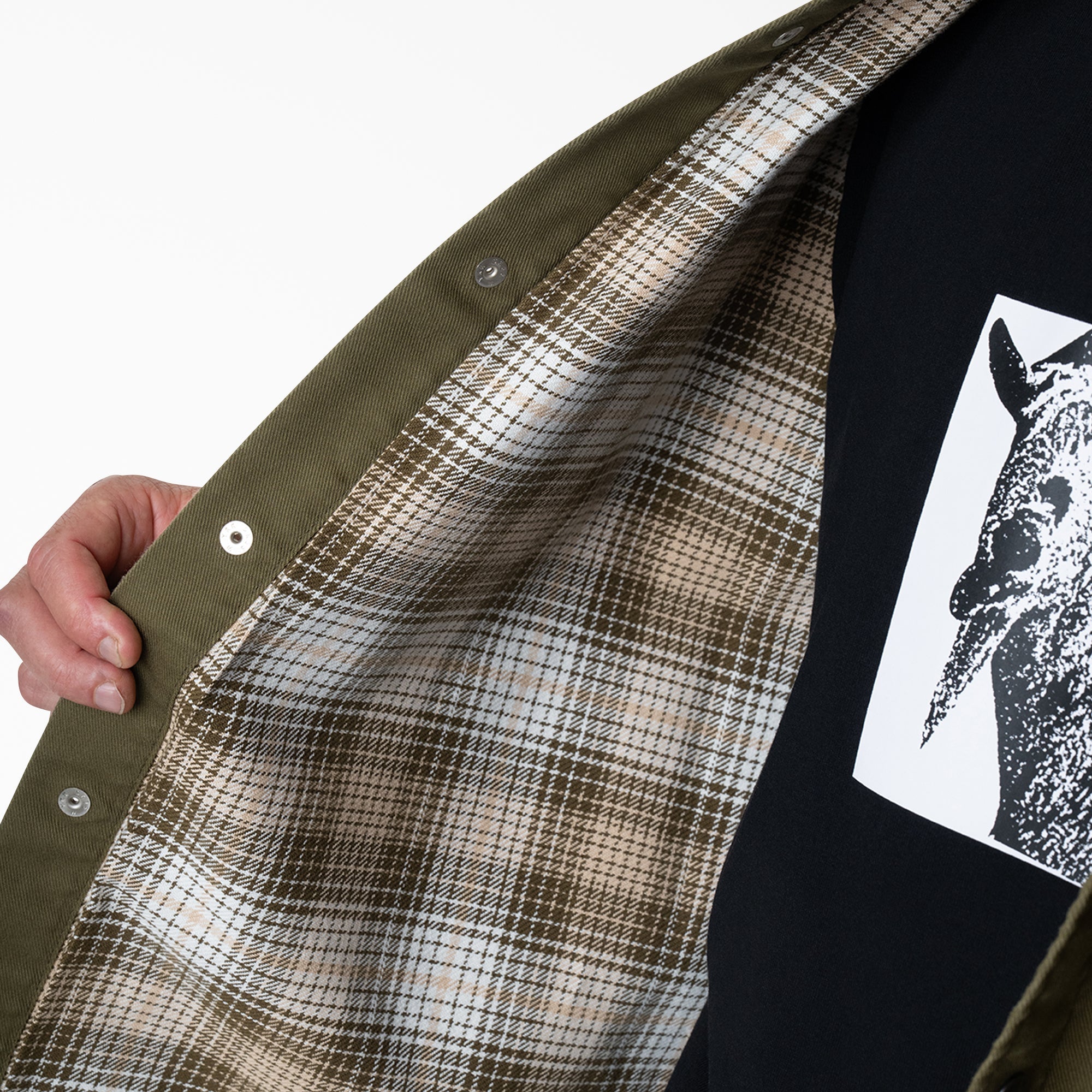 Mike Anderson Lined Shirt Jacket