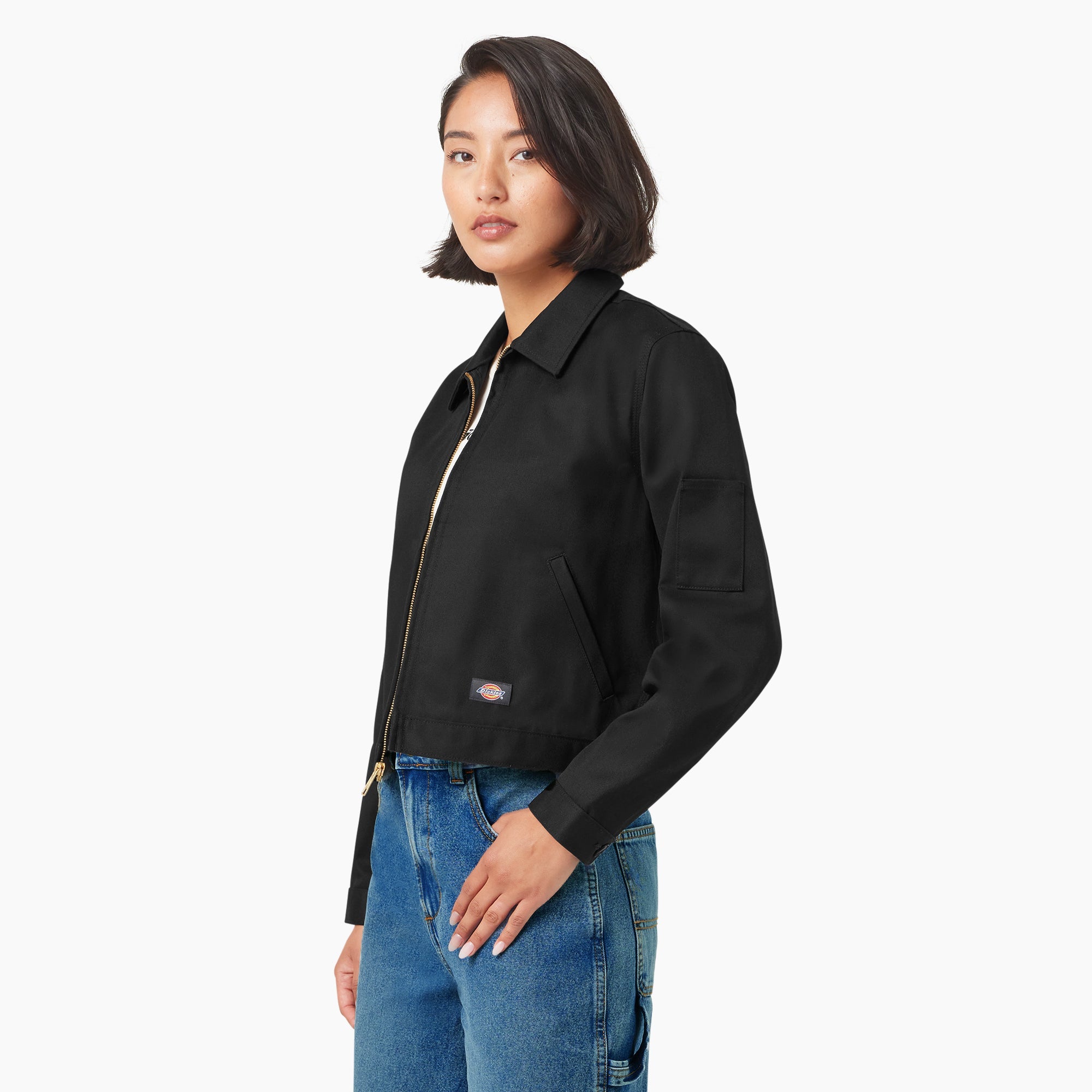 Women's Unlined Cropped Eisenhower Jacket