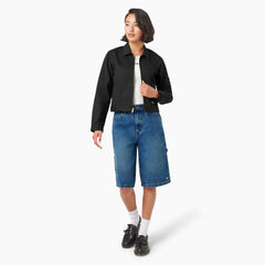 Women's Unlined Cropped Eisenhower Jacket