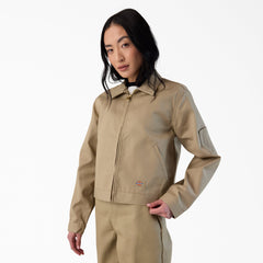 Women's Unlined Cropped Eisenhower Jacket