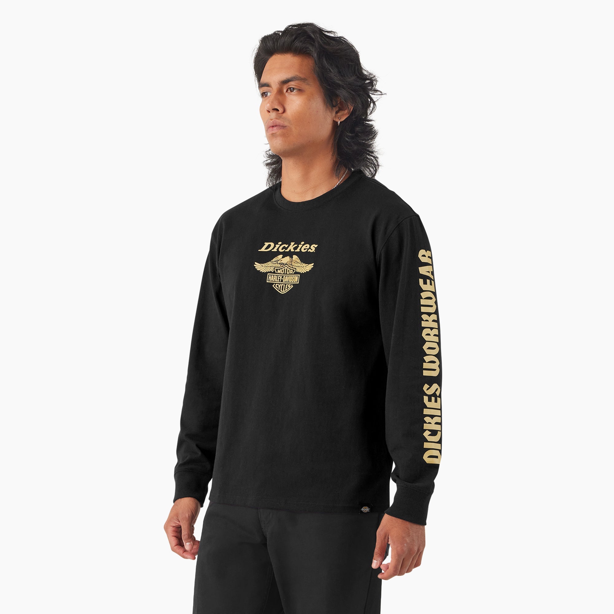 Dickies x Harley-Davidson Heavyweight Long Sleeve Eagle Tee