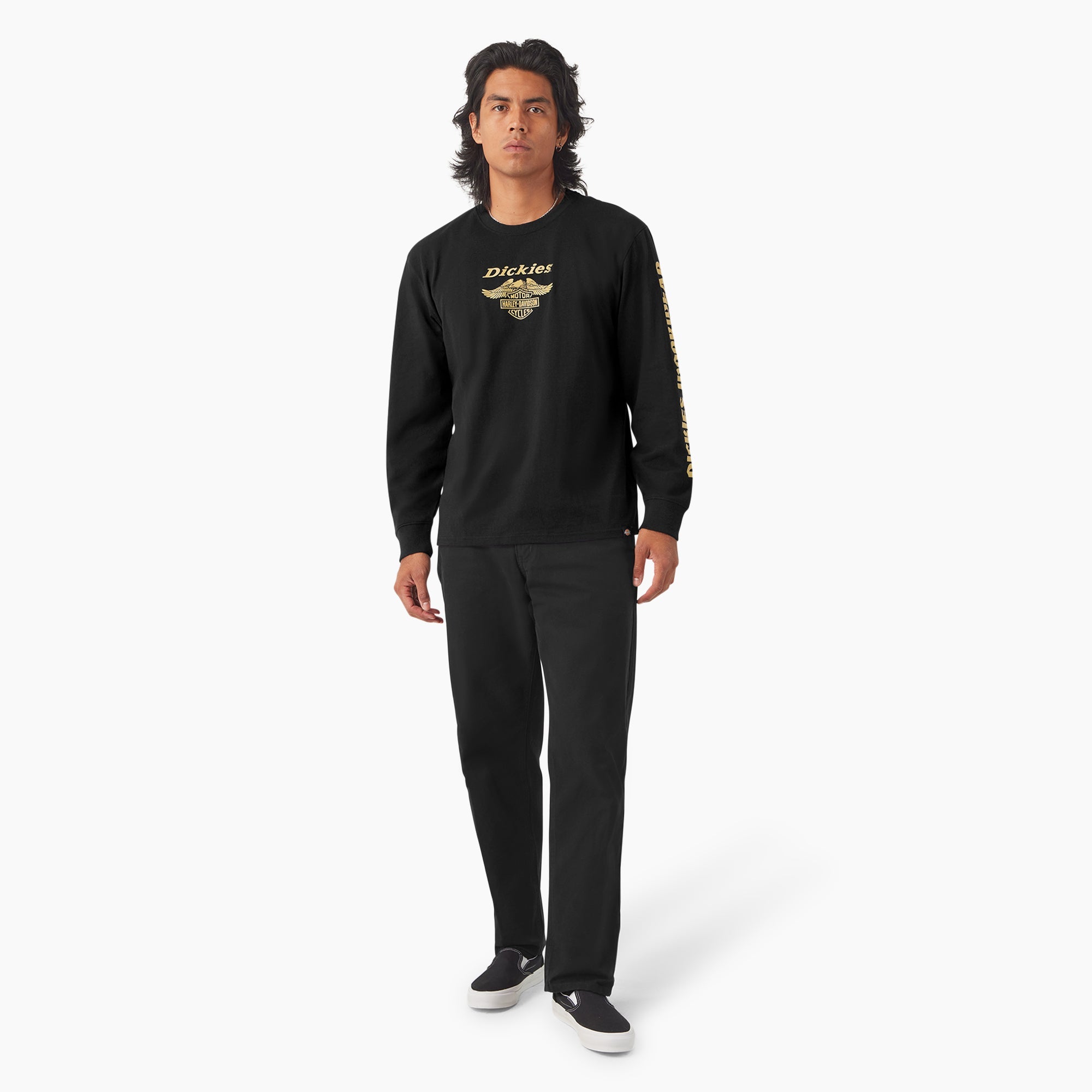Dickies x Harley-Davidson Heavyweight Long Sleeve Eagle Tee
