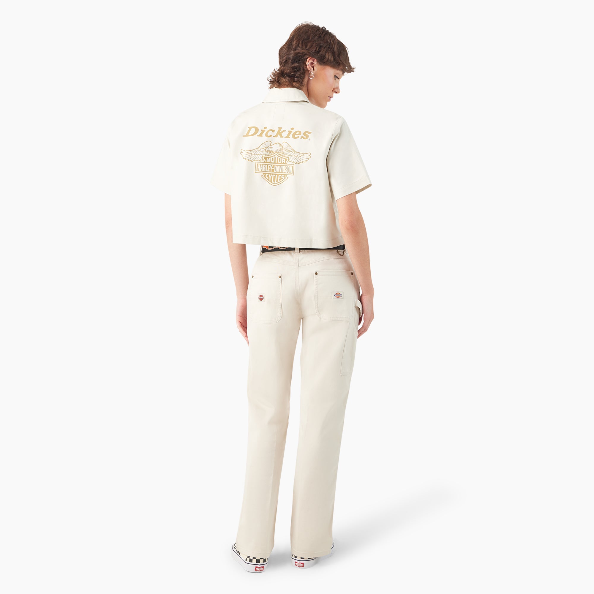 Dickies x Harley-Davidson Women's Eagle Cropped Work Shirt