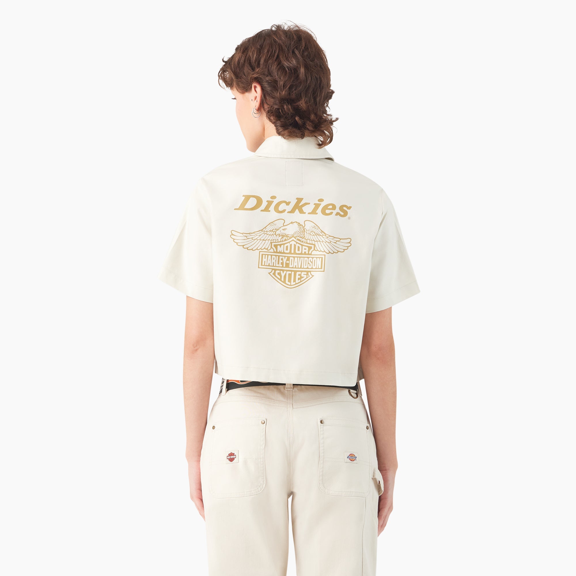 Dickies x Harley-Davidson Women's Eagle Cropped Work Shirt