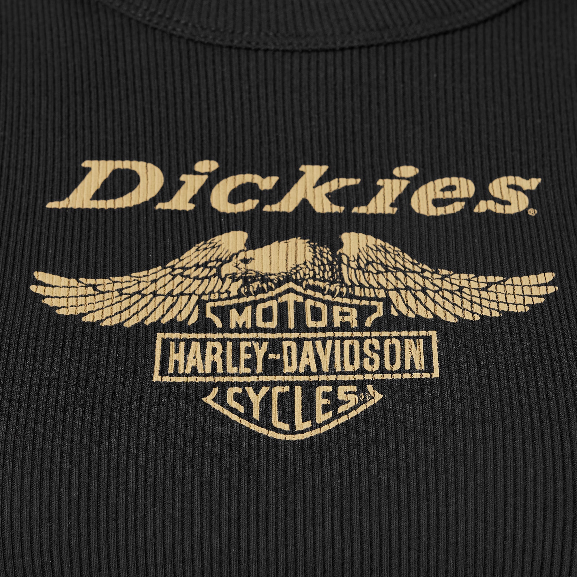 Dickies x Harley-Davidson Women's Racerback Cropped Eagle Tank Top