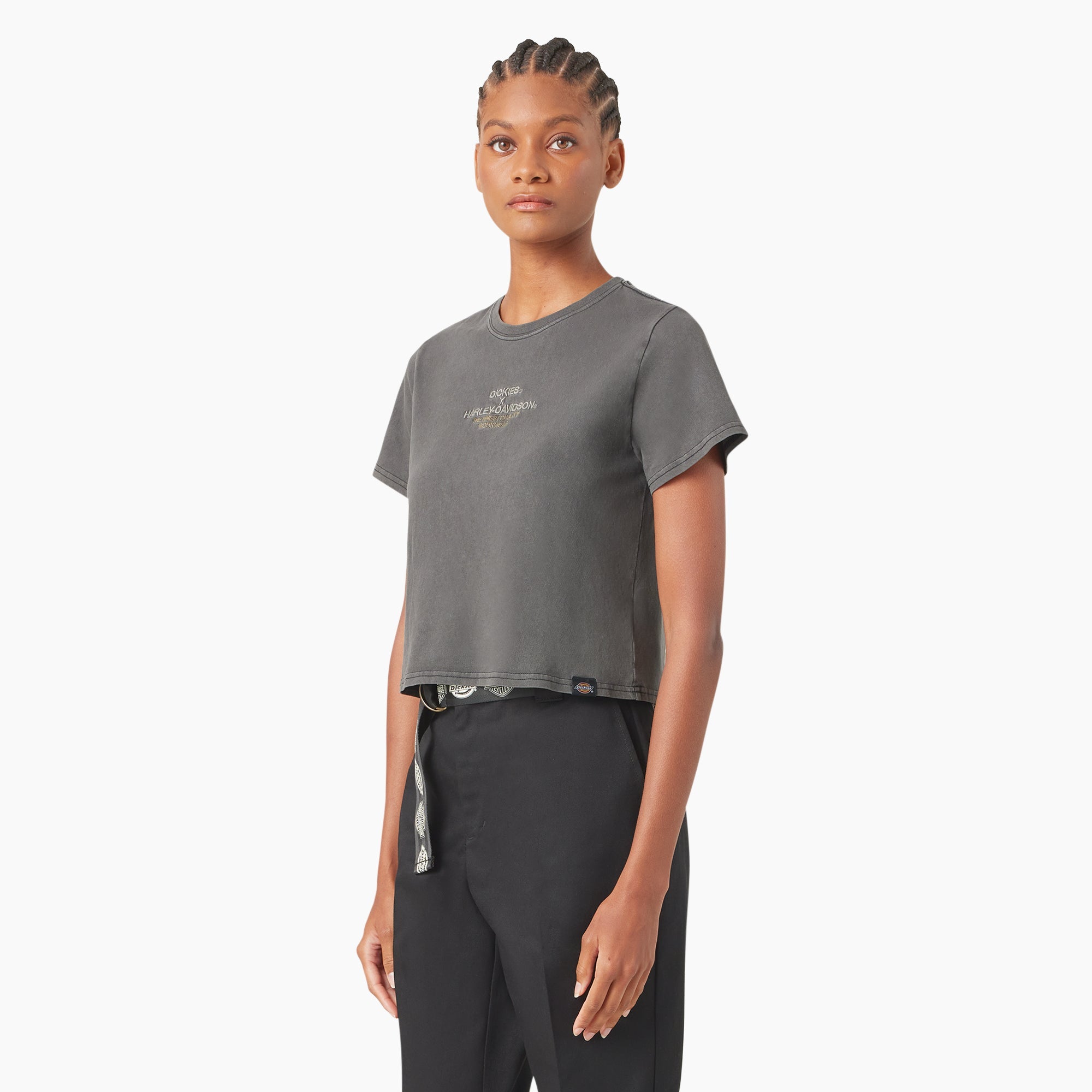 Dickies x Harley-Davidson Women's Vintage Softail Cropped T-Shirt