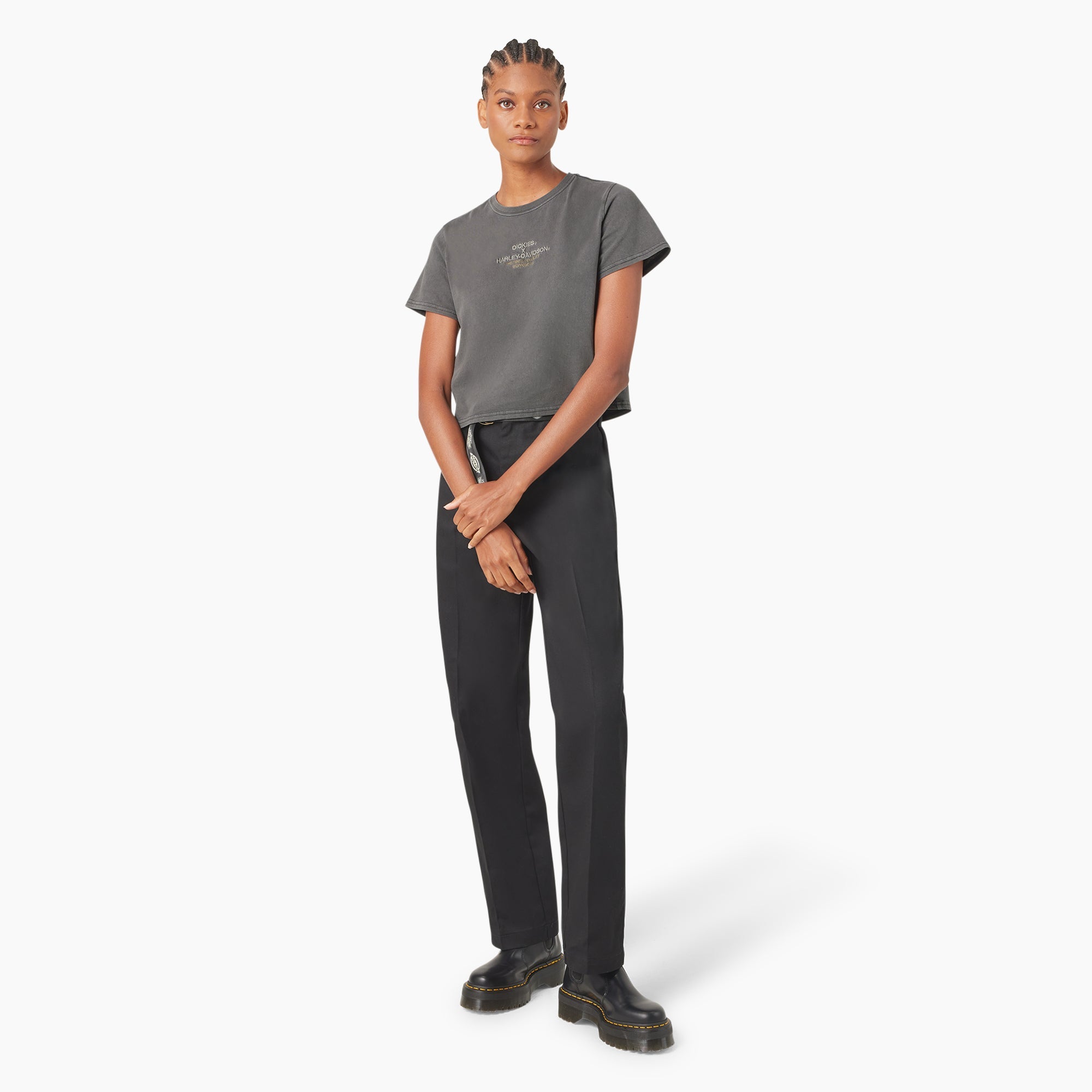 Dickies x Harley-Davidson Women's Vintage Softail Cropped T-Shirt