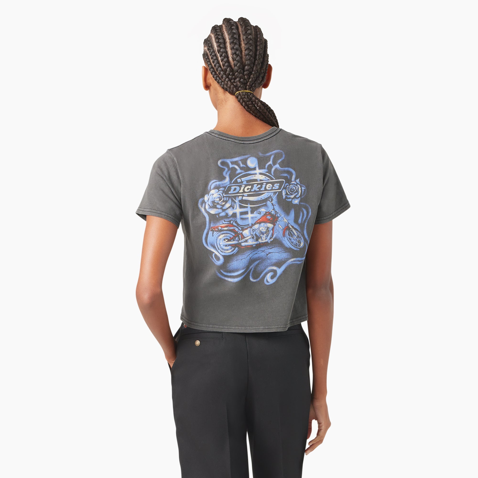 Dickies x Harley-Davidson Women's Vintage Softail Cropped T-Shirt