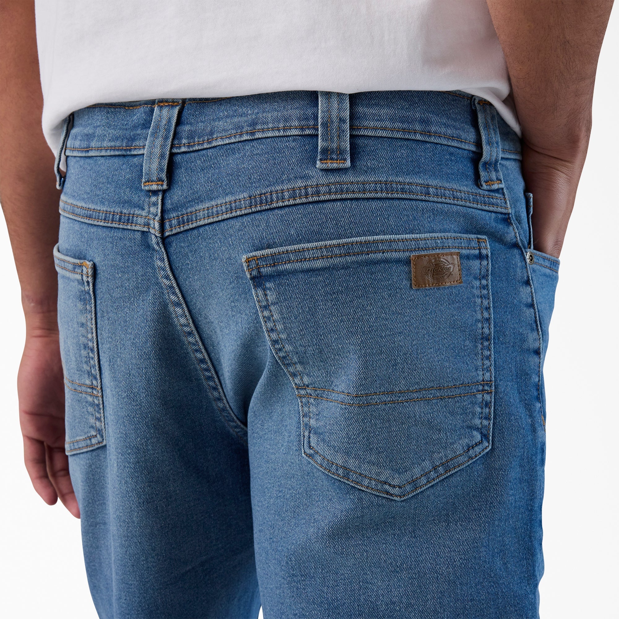 FLEX 5-Pocket Denim Shorts, 11"
