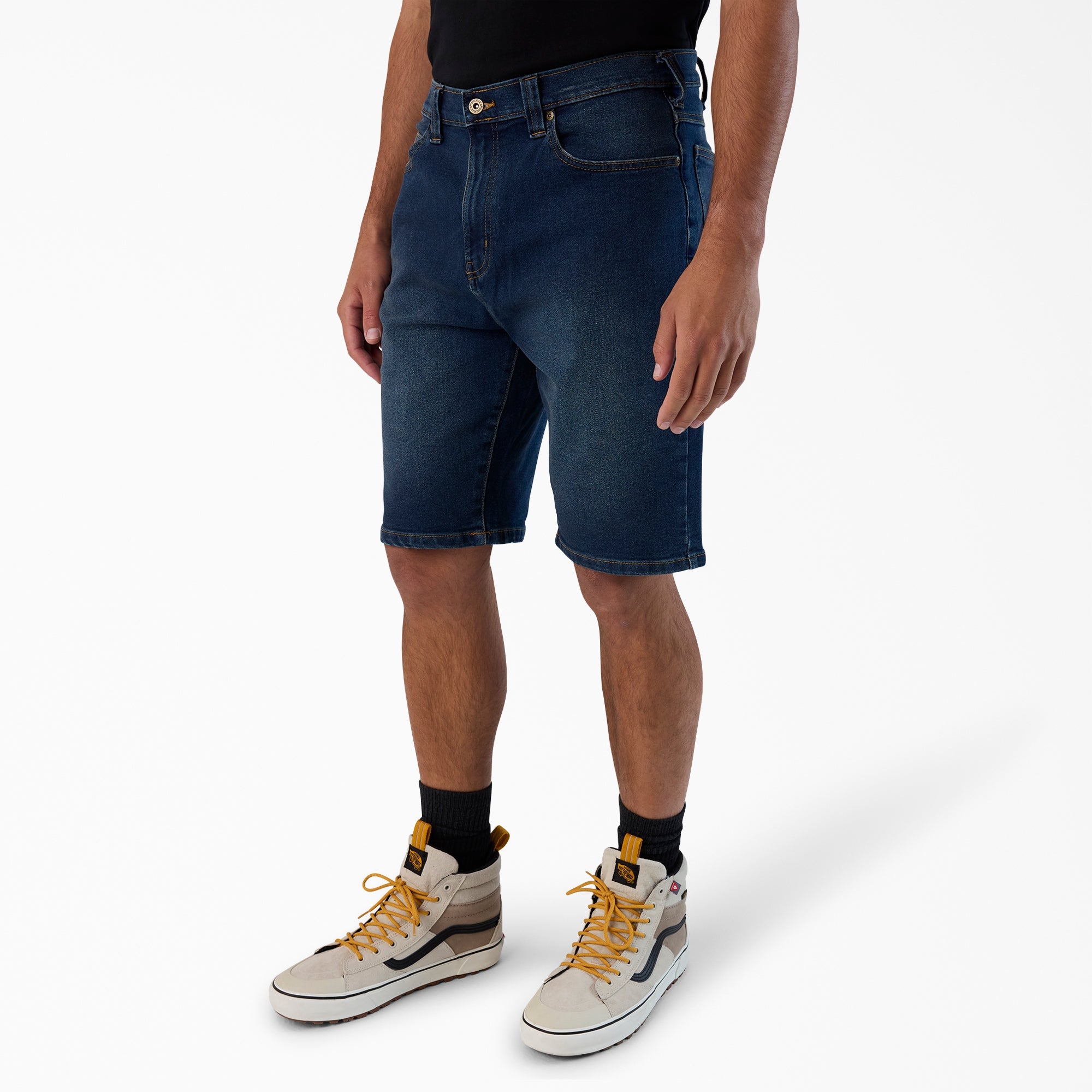 FLEX 5-Pocket Denim Shorts, 11"