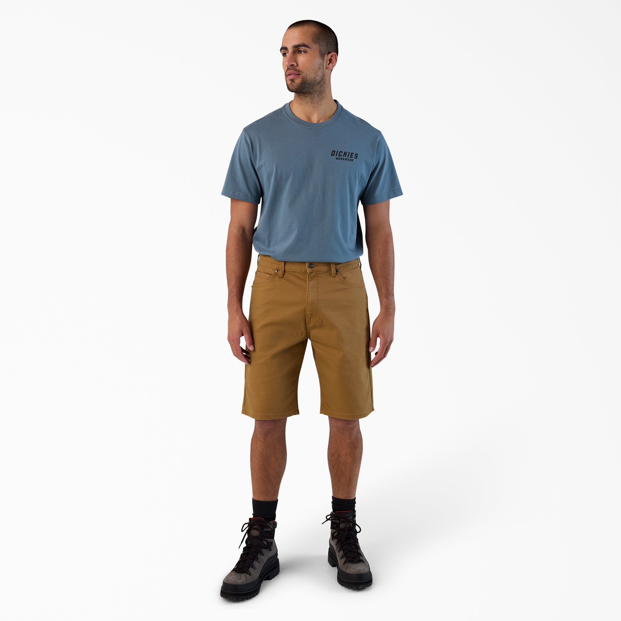 FLEX 5-Pocket Duck Canvas Shorts, 11"