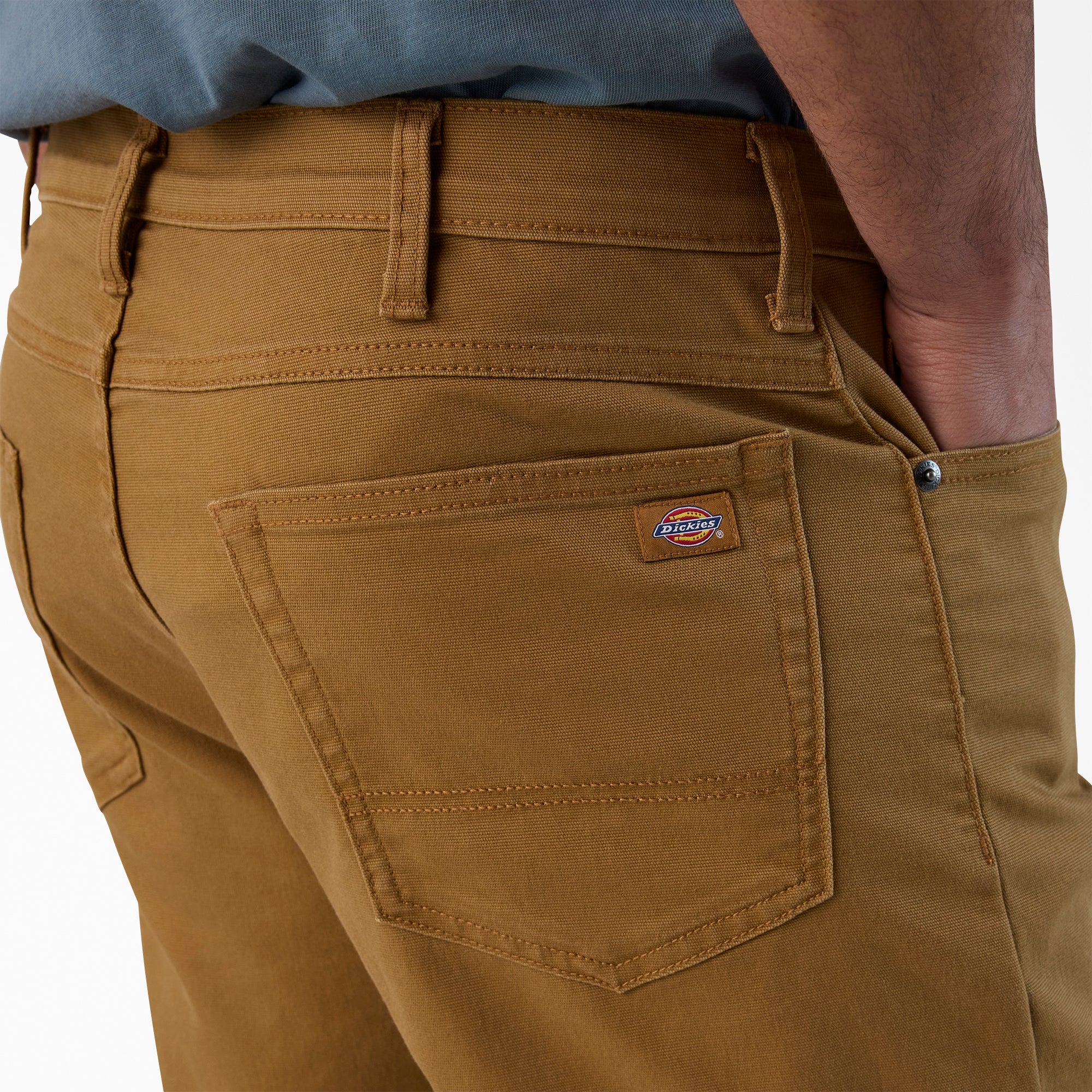 FLEX 5-Pocket Duck Canvas Shorts, 11"