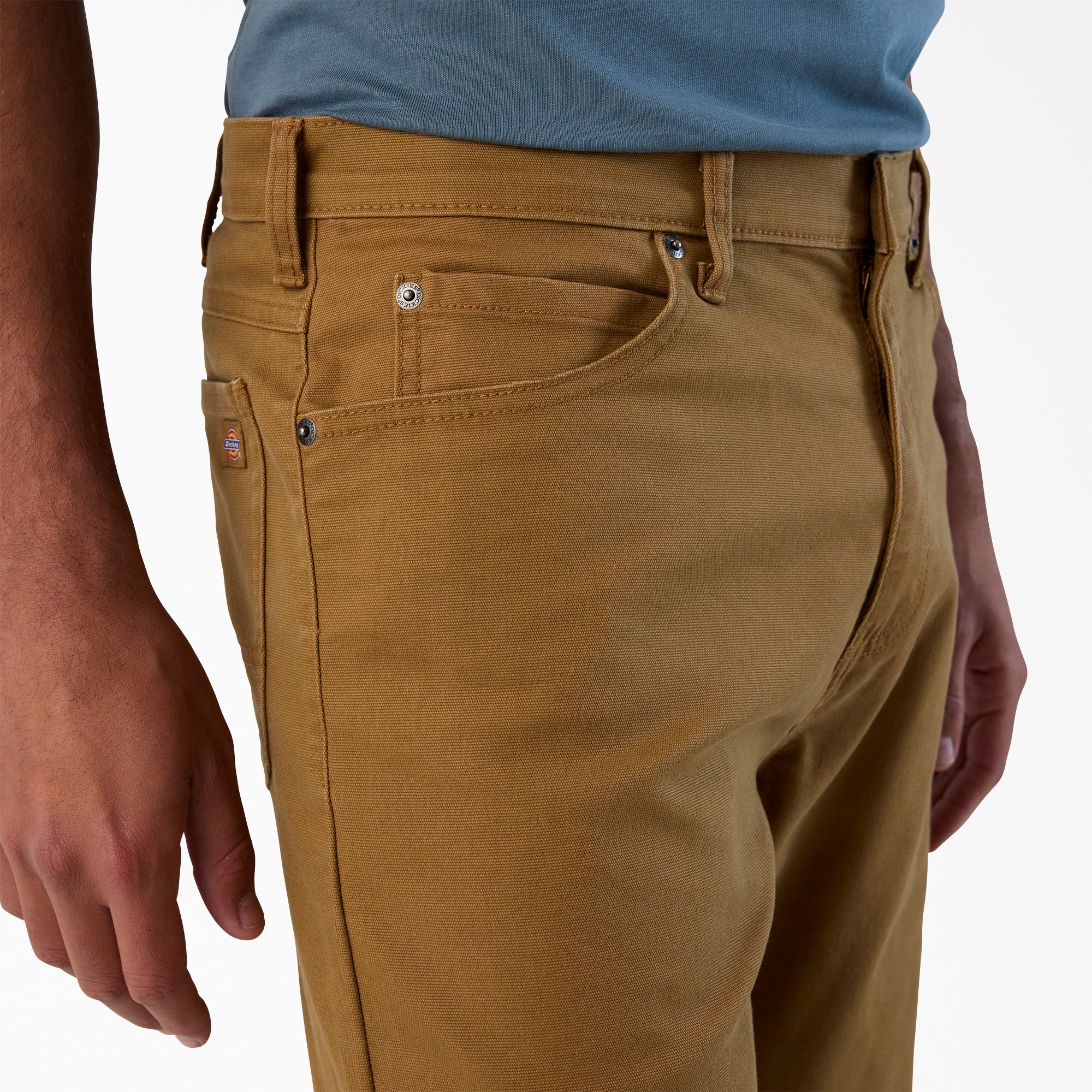 FLEX 5-Pocket Duck Canvas Shorts, 11"