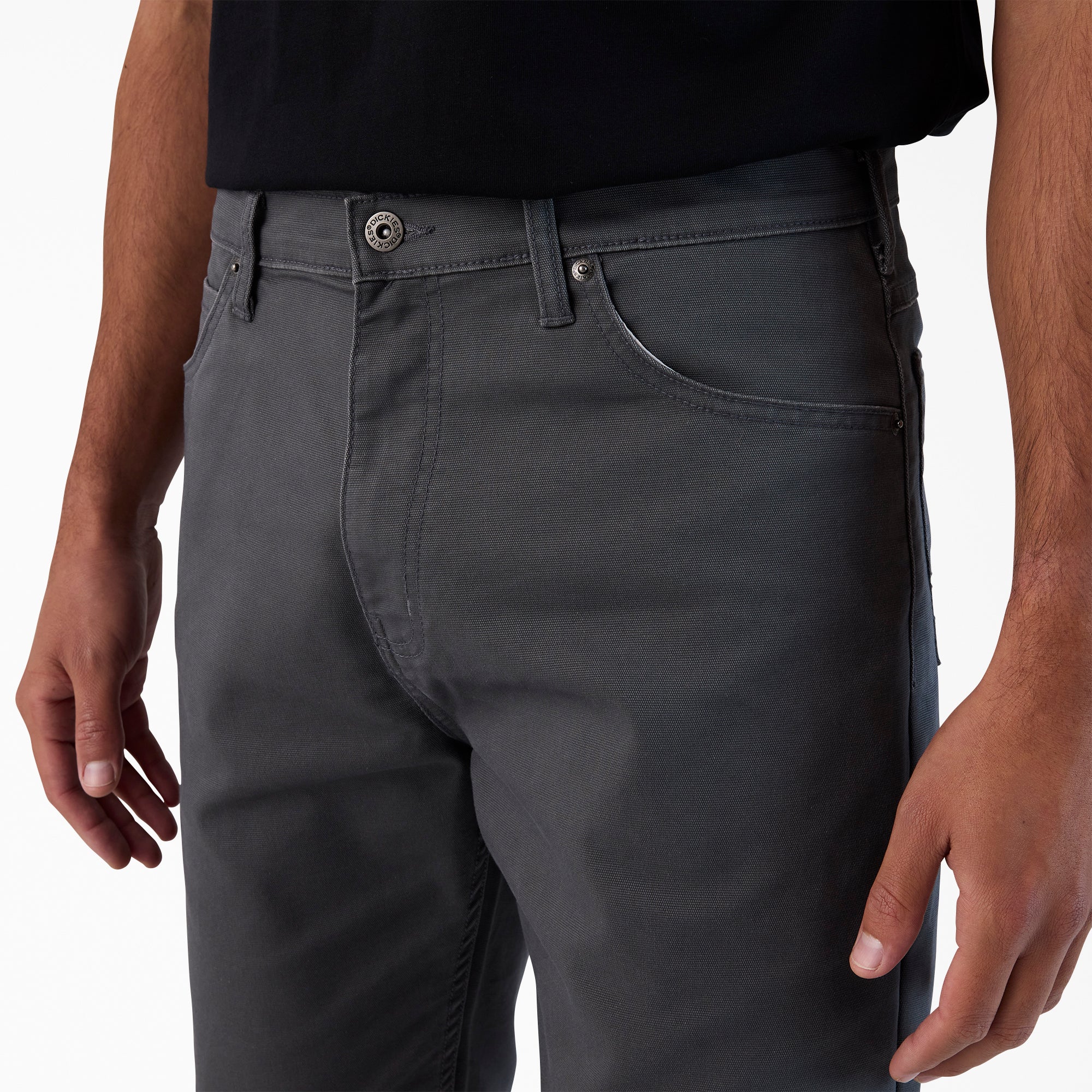 FLEX 5-Pocket Duck Canvas Shorts, 11"