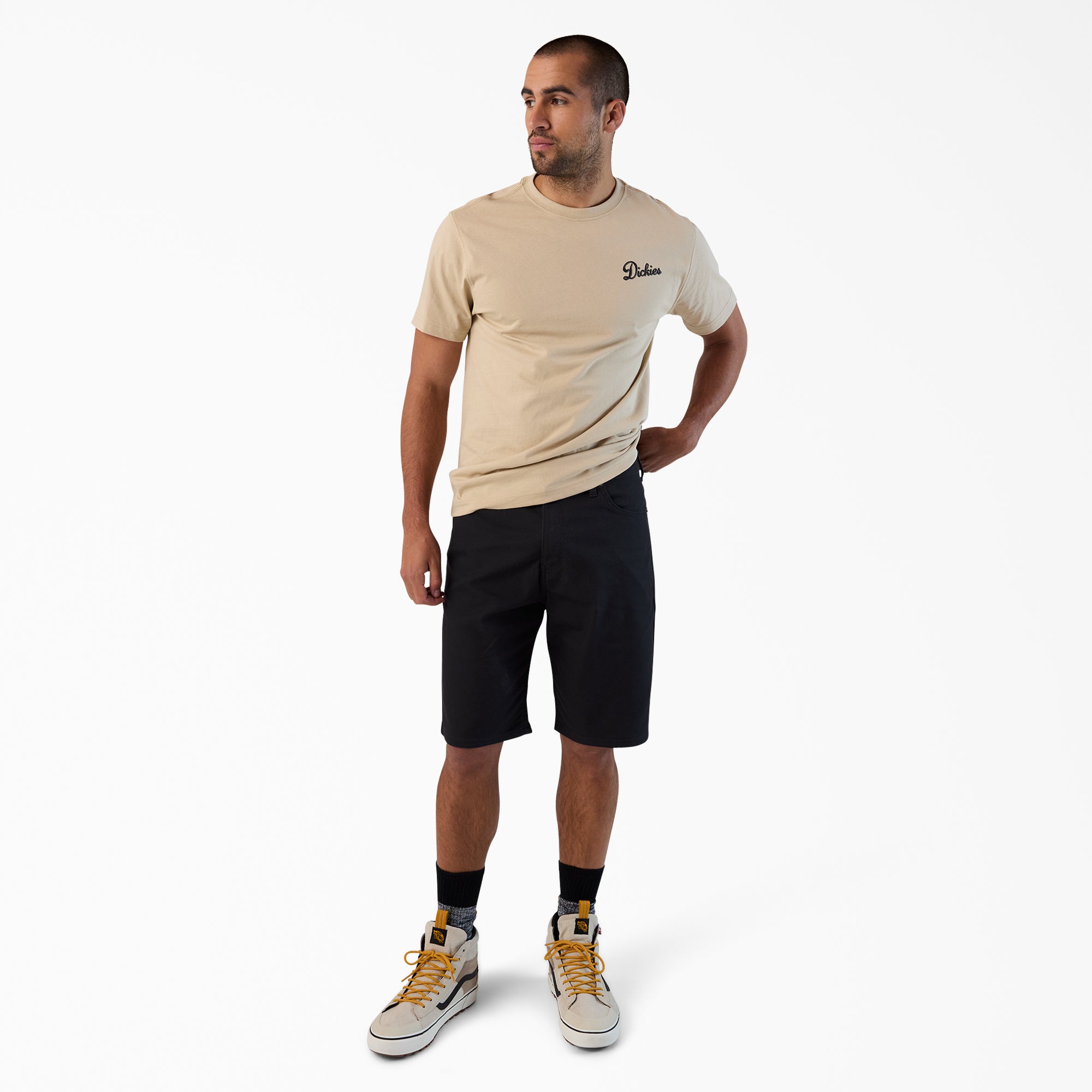 FLEX 5-Pocket Duck Canvas Shorts, 11"