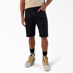 FLEX 5-Pocket Duck Canvas Shorts, 11"