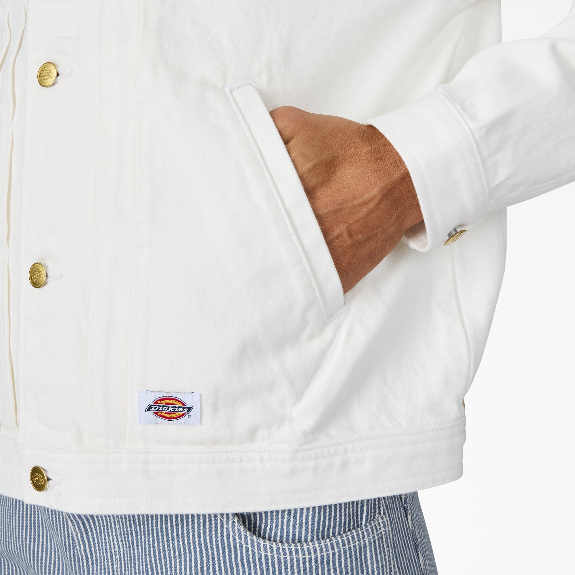 Selvedge Pleated Denim Jacket
