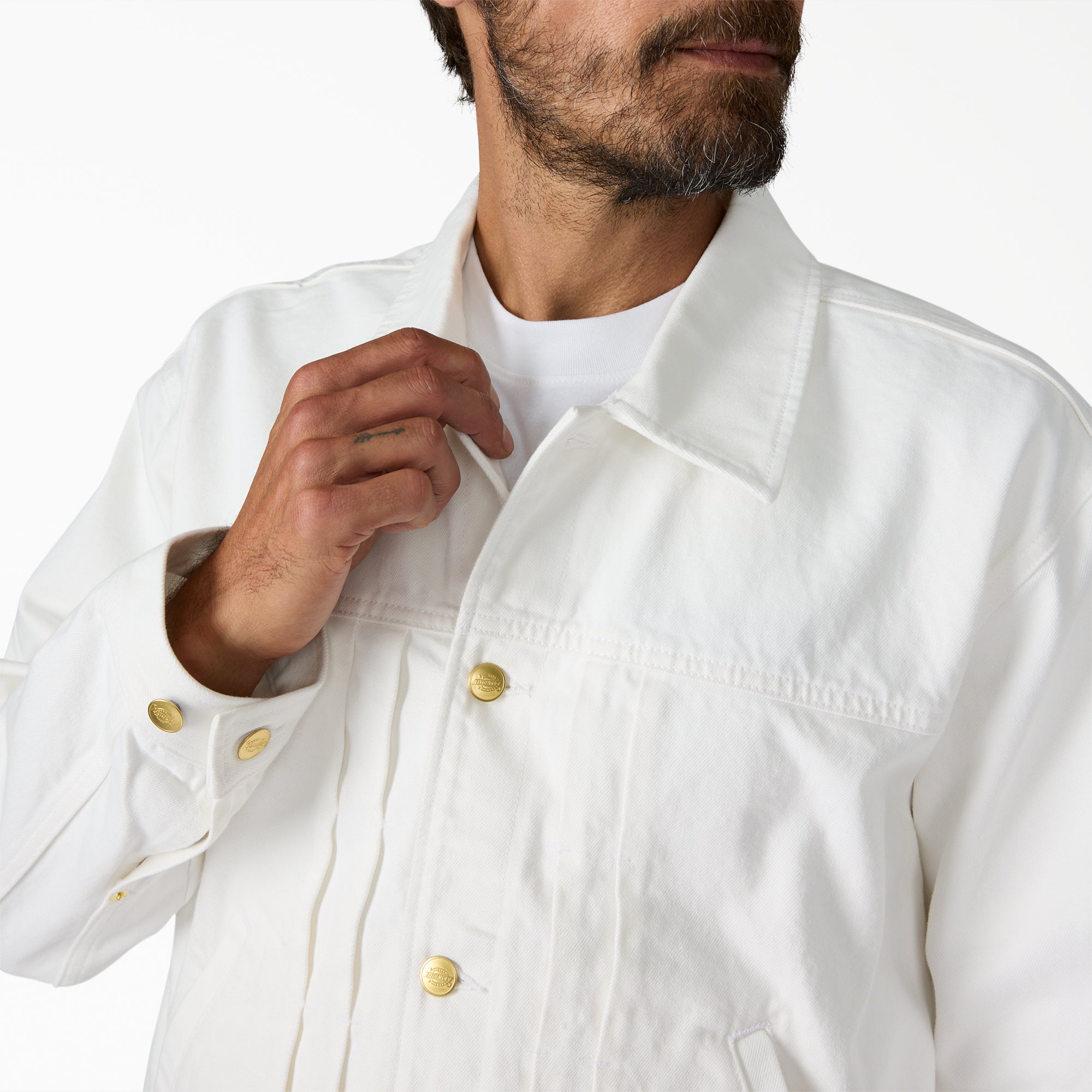 Selvedge Pleated Denim Jacket