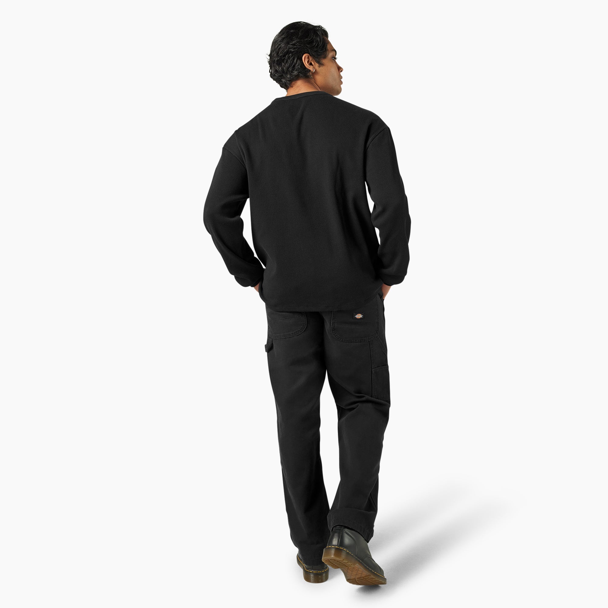 Long Sleeve Waffle Shirt